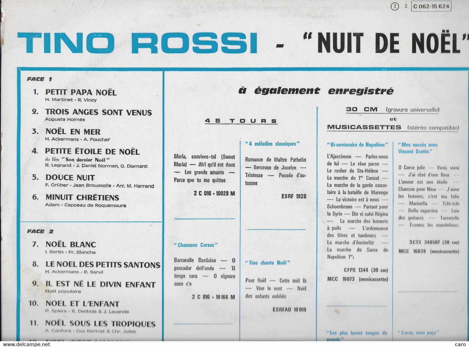 Tino Rossi : Nuit De Noel - Chants De Noel