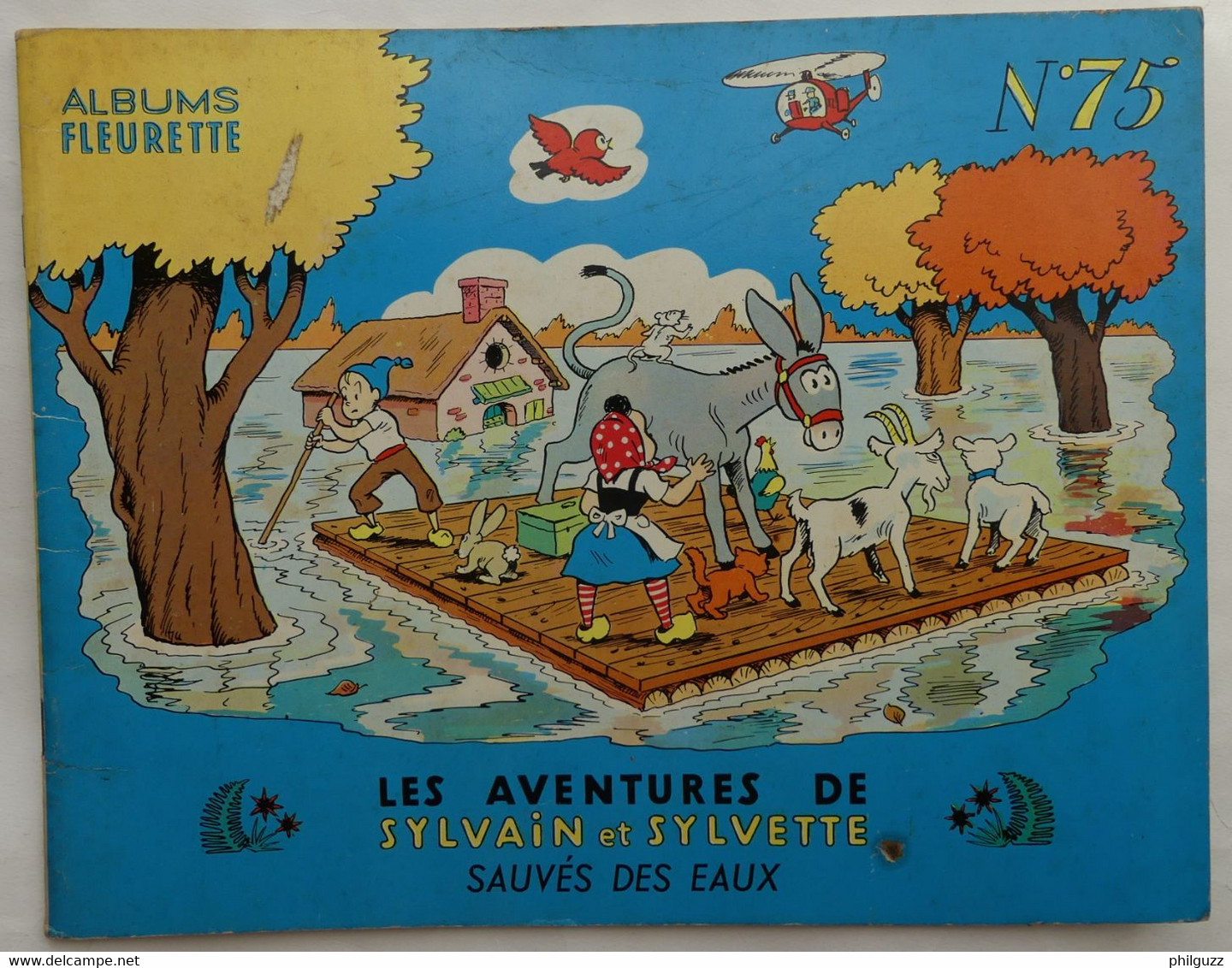 BD SYLVAIN SYLVETTE ALBUMS FLEURETTE N° 75 SAUVES DES EAUX Enfantina - Sylvain Et Sylvette