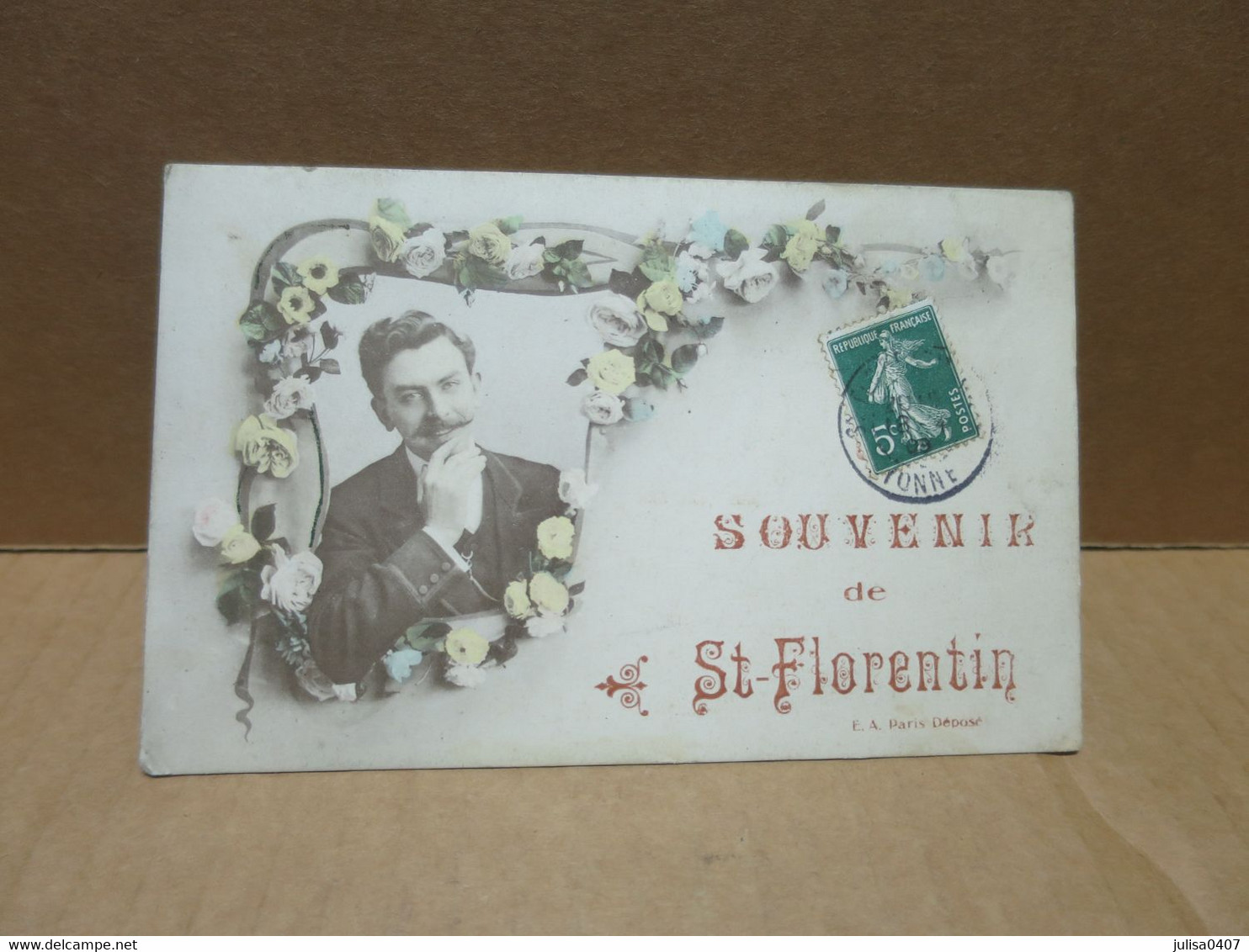 SAINT FLORENTIN (89) Carte Fantaisie Souvenir - Saint Florentin