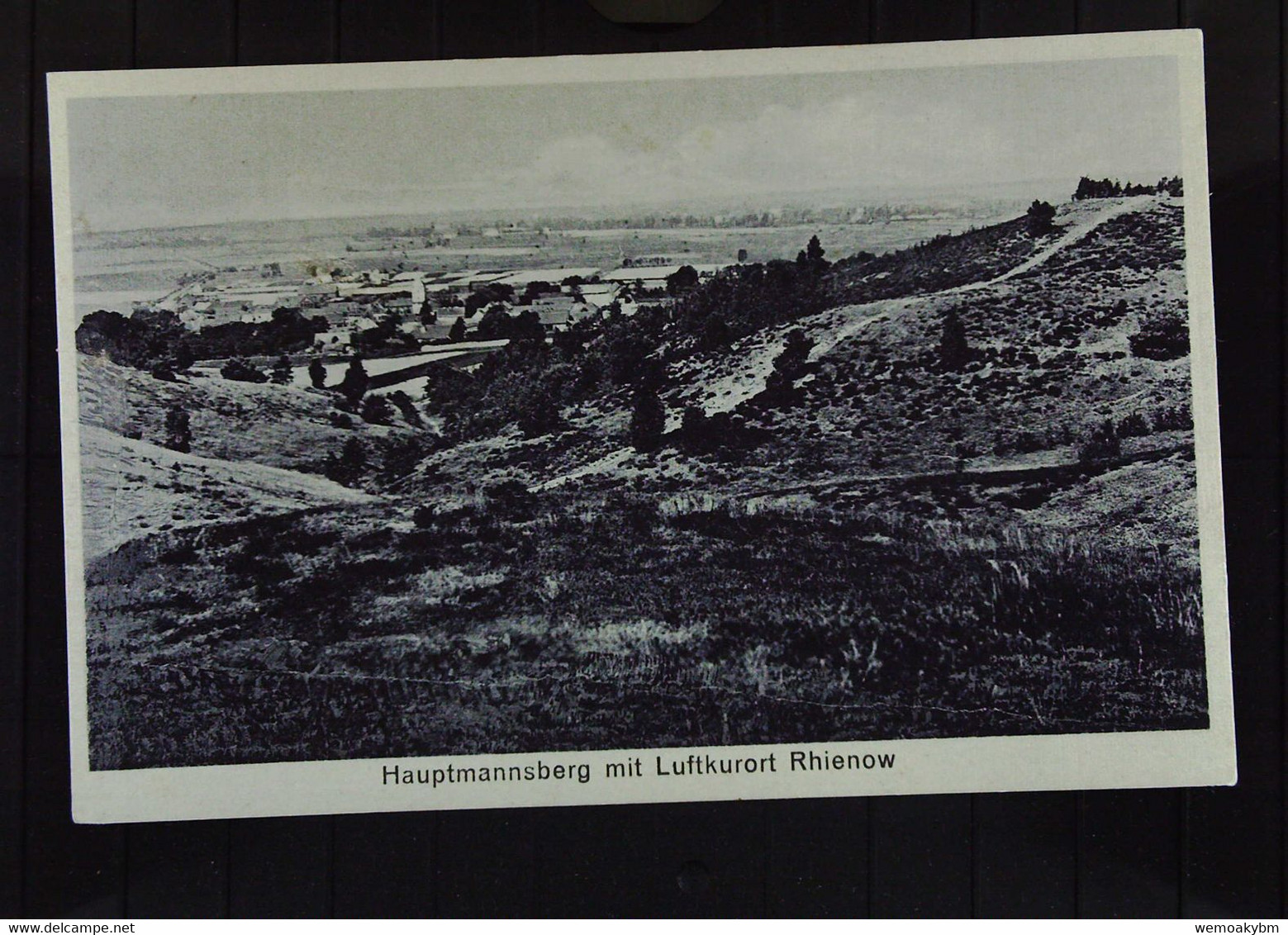 DR: AK Ansichtskarte Vom Hauptmannsberg Mit Luftkurort Rhienow Um 1920 - Rhinow