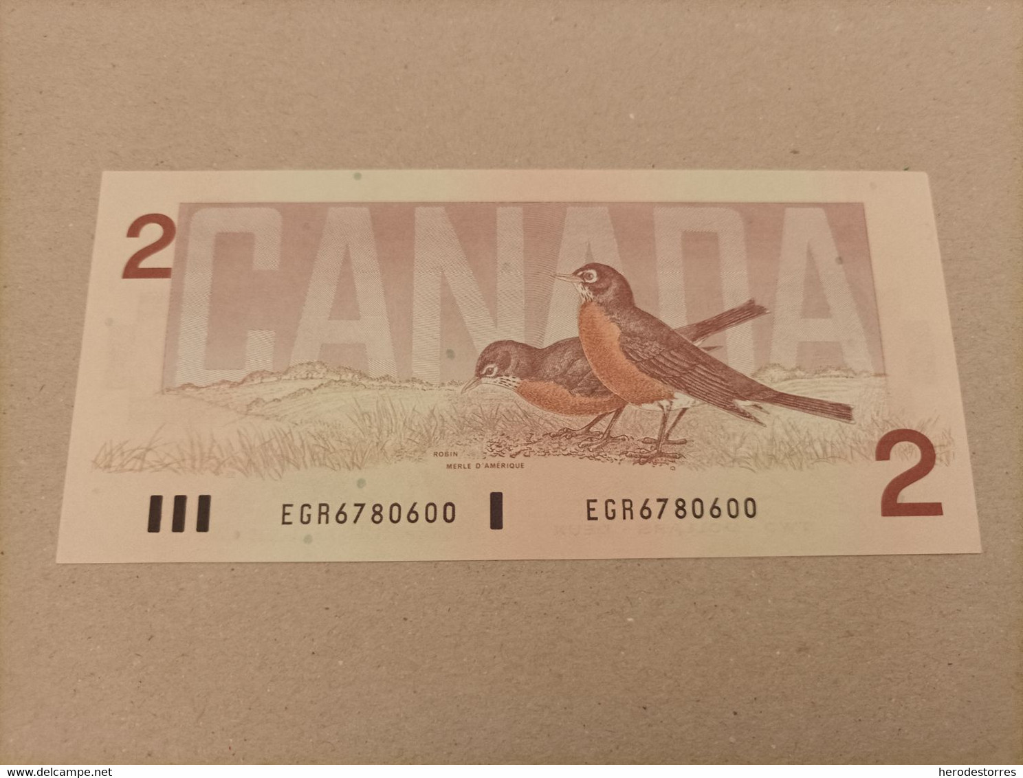 Billete De Canadá De 2 Dólares, Del Año 1986, UNC - Canada