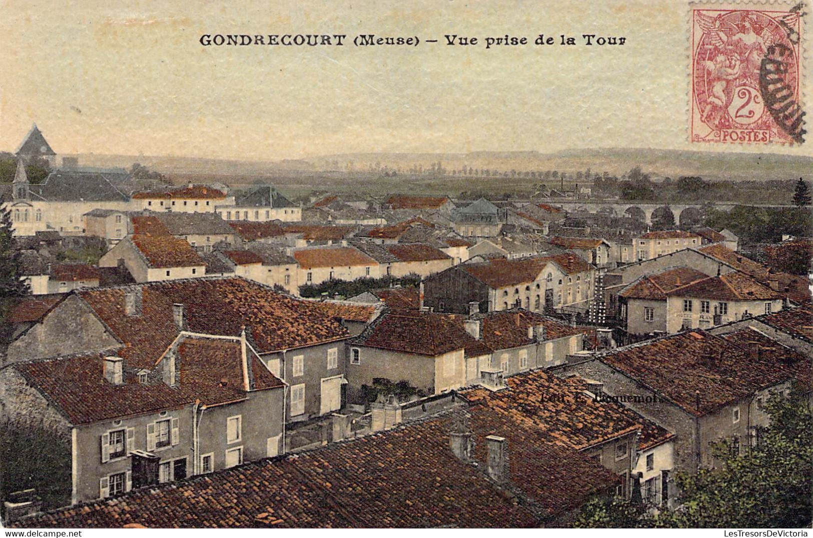 CPA France - Meuse - Condrecourt - Vue Prise De La Tour - Colorisée - Reliefs - Pont - Panorama - Gondrecourt Le Chateau