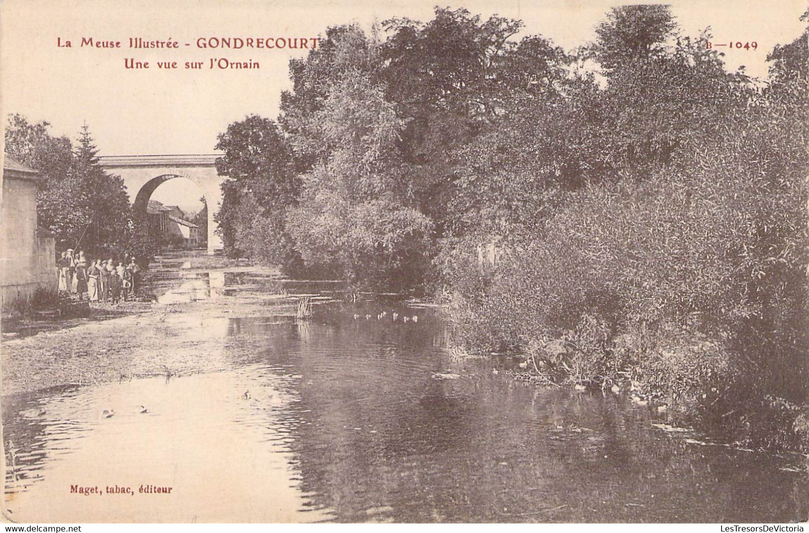 CPA France - La Meuse Illustrée - Gondrecourt - Une Vue Sur L Ornain - Animée - Rivière - Pont - Canards - Gondrecourt Le Chateau