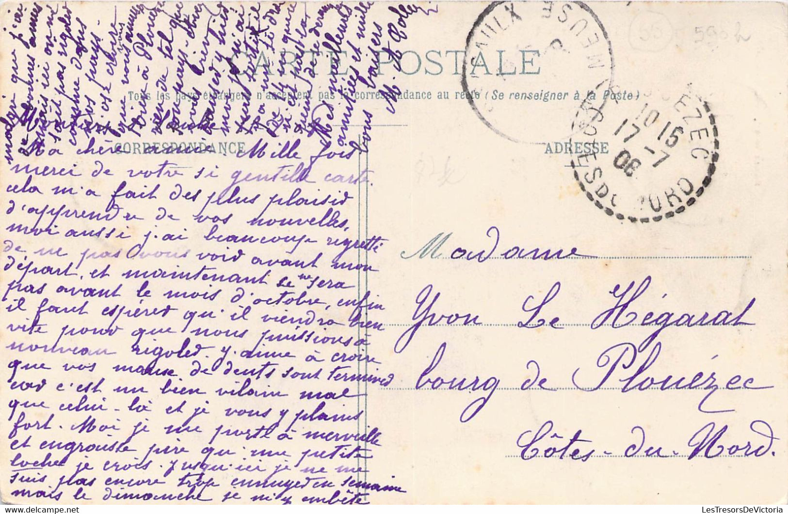 CPA France - Meuse - Montiers Sur Saulx - L Eglise - Animée - Chien - Clocher - Horloge - Oblitérée 1908 - Other & Unclassified