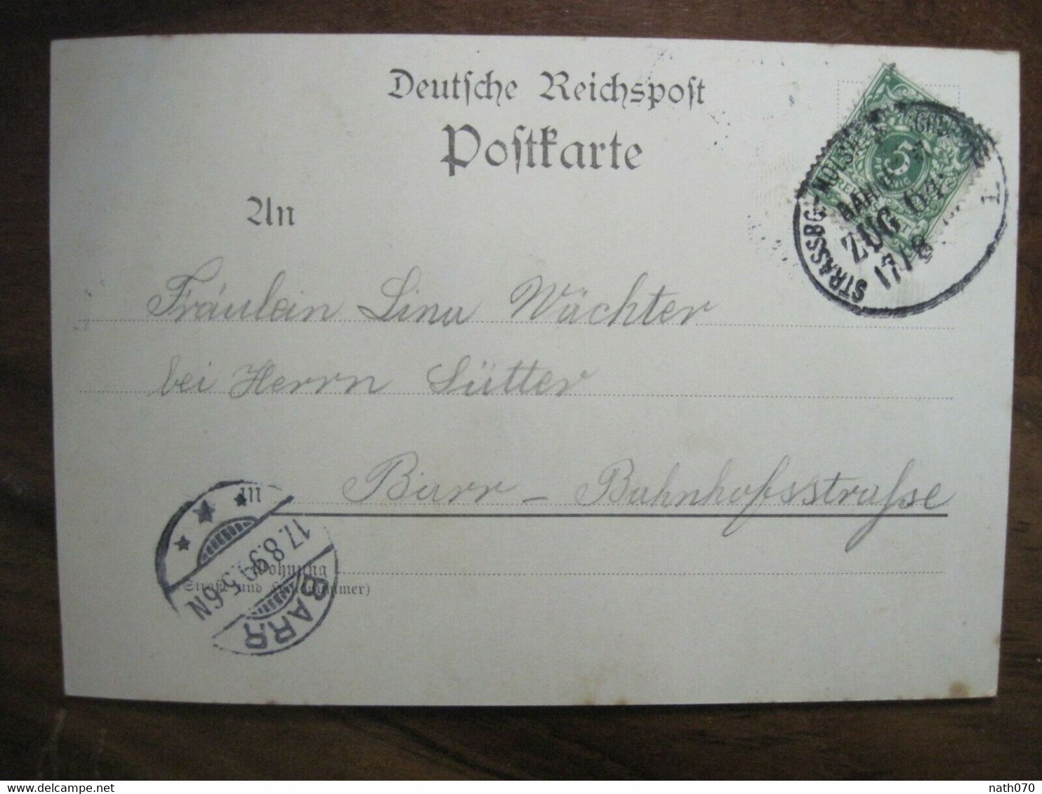 AK 1899 CPA Gruss Aus Dambach DR Elsass BARR Bahnhof ZUG Alsace Bahnpost - Dambach-la-ville