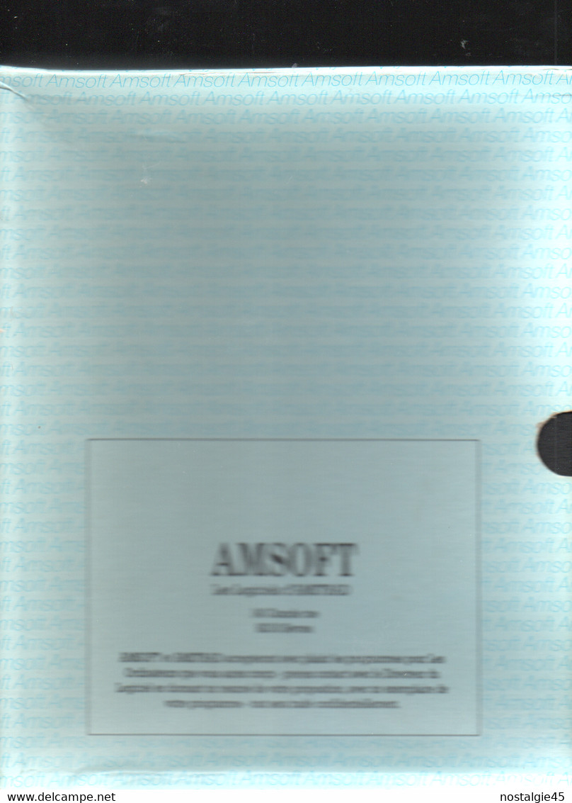 Coffret AMSOFT Ordinateurs AMSRTRAD  Amsword Traitement De Texte Pour Le CPC Soft 41164 Année 1984 - Otros & Sin Clasificación