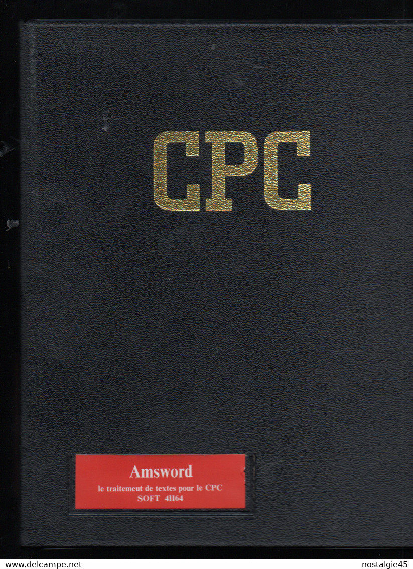 Coffret AMSOFT Ordinateurs AMSRTRAD  Amsword Traitement De Texte Pour Le CPC Soft 41164 Année 1984 - Andere & Zonder Classificatie