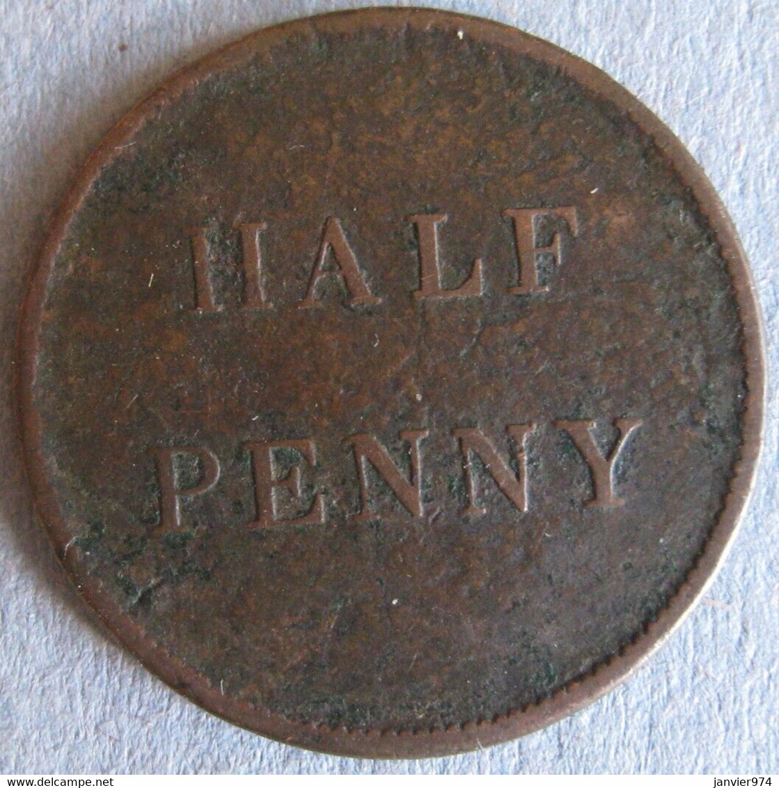 Bas Canada Half Penny 1841 James Duncan Token , En Cuivre, CCT# LC-13 - Canada