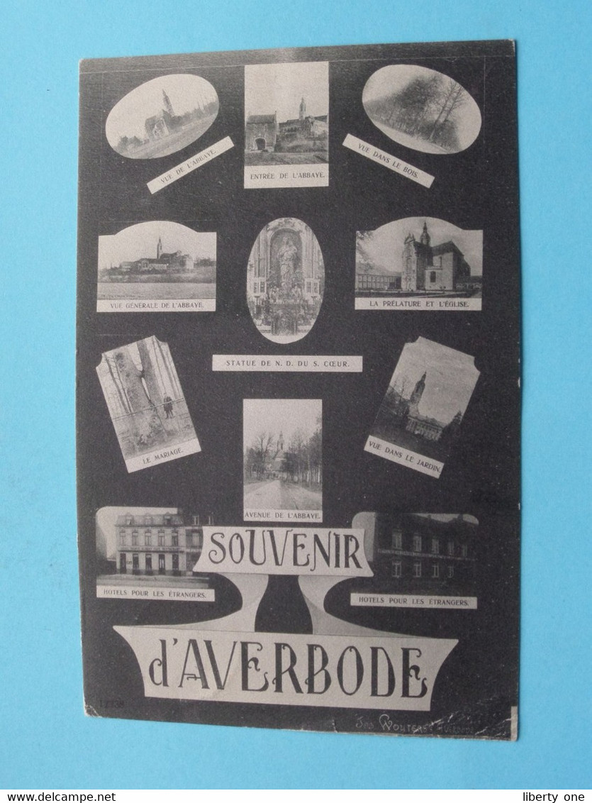 Souvenir D'AVERBODE ( Uitg. ? ) 1910 ( Zie / Voir Scans ) ! - Scherpenheuvel-Zichem