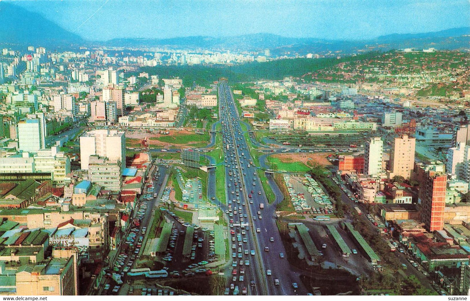 CARACAS - Vista Aerea Avenida BOLIVAR (1965) - Venezuela