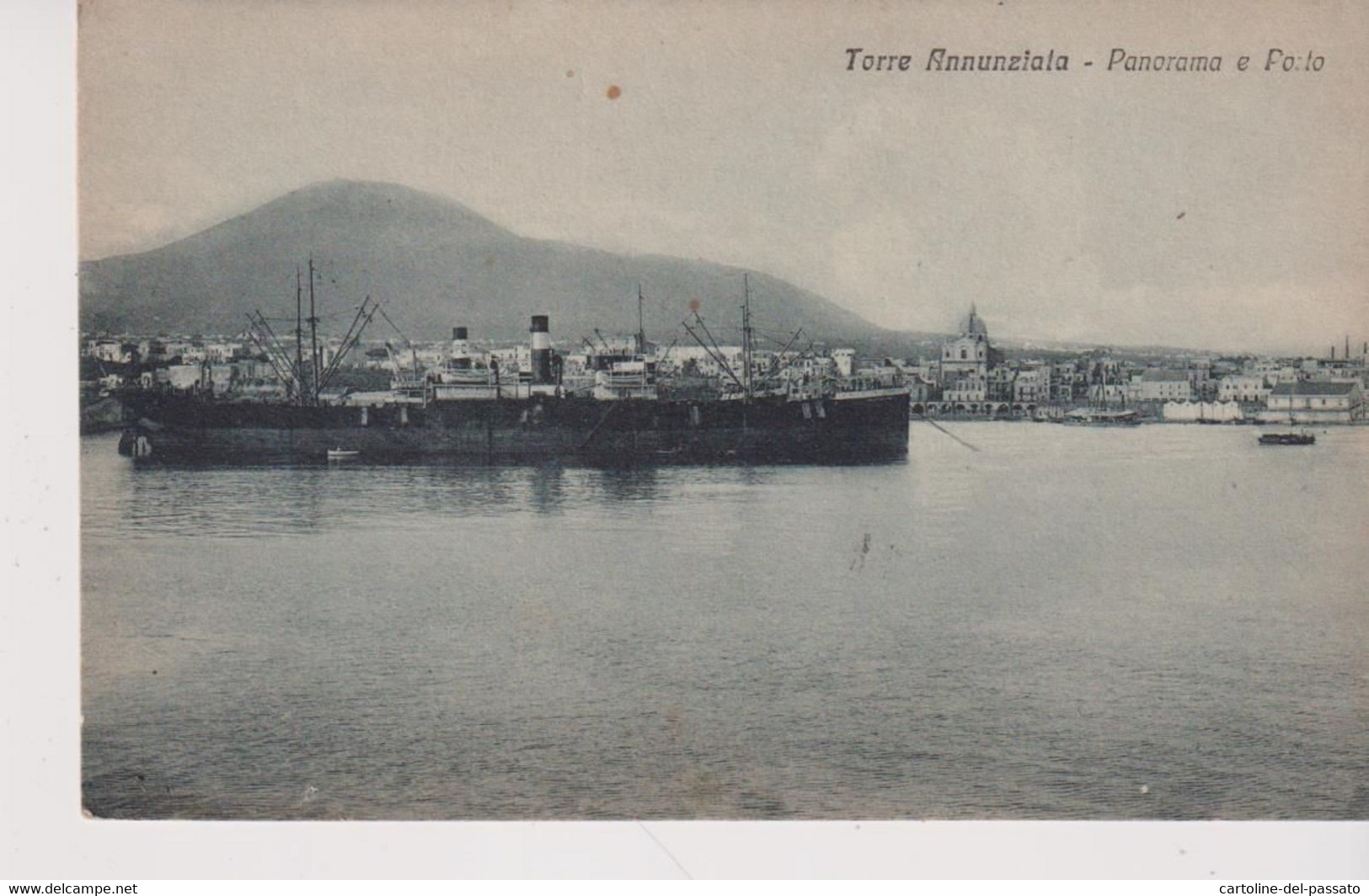 TORRE ANNUNZIATA  NAPOLI  PANORAMA E PORTO  NO VG - Torre Annunziata