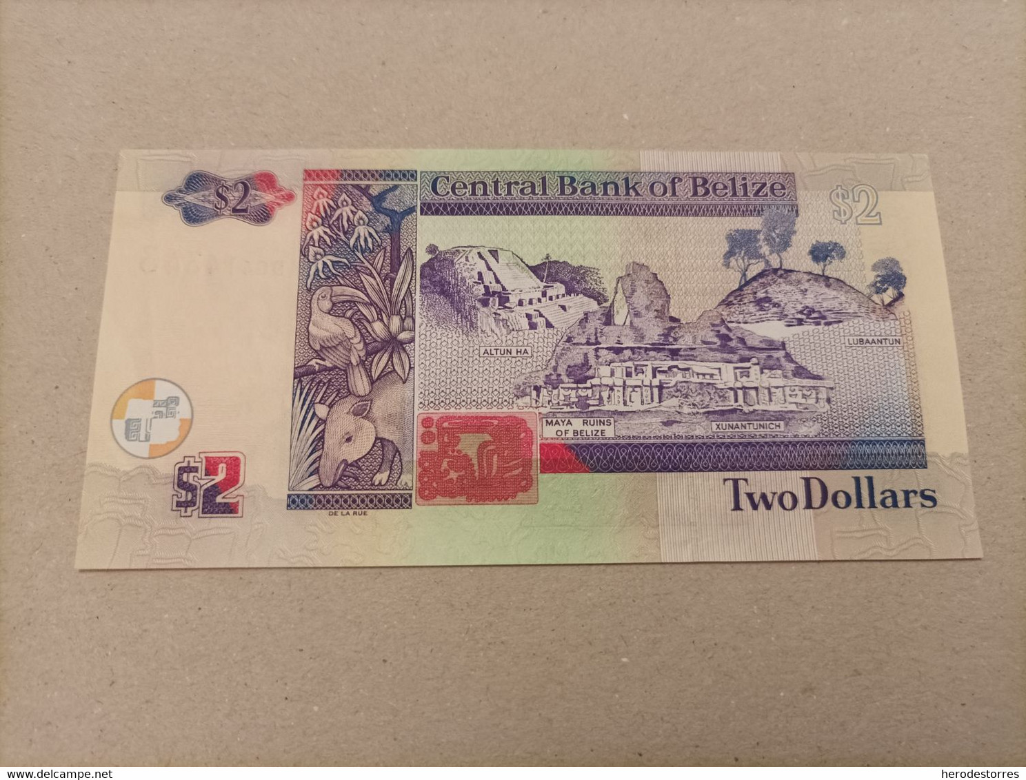 Billete De Belice De 2 Dólares, Año 2007, Uncirculated - Belize