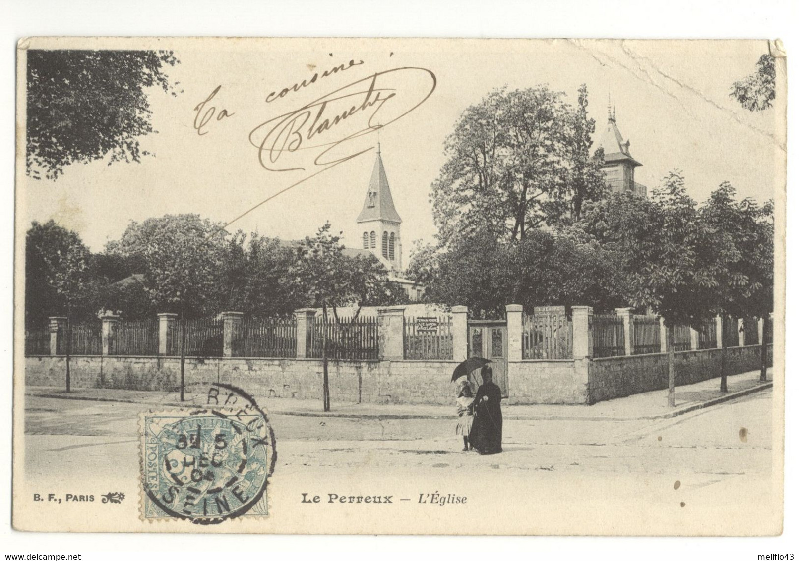 94/ CPA A 1900 - Le Perreux - L'Eglise - Le Perreux Sur Marne