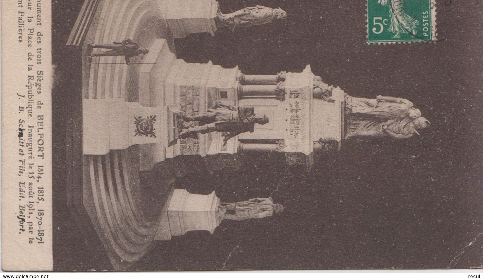TERRITOIRE De BELFORT - Monument Des Trois Sièges De BELFORT  1844,1845,1870,1871 ... - Belfort – Siège De Belfort