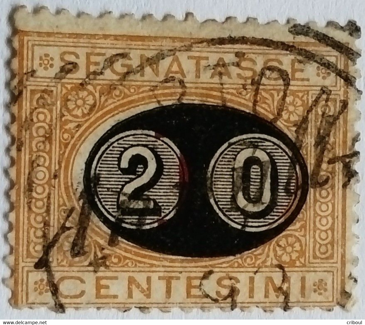 Italie Italy Italia 1890 Taxe Postage Due Tasse Yvert T23 O Used - Portomarken