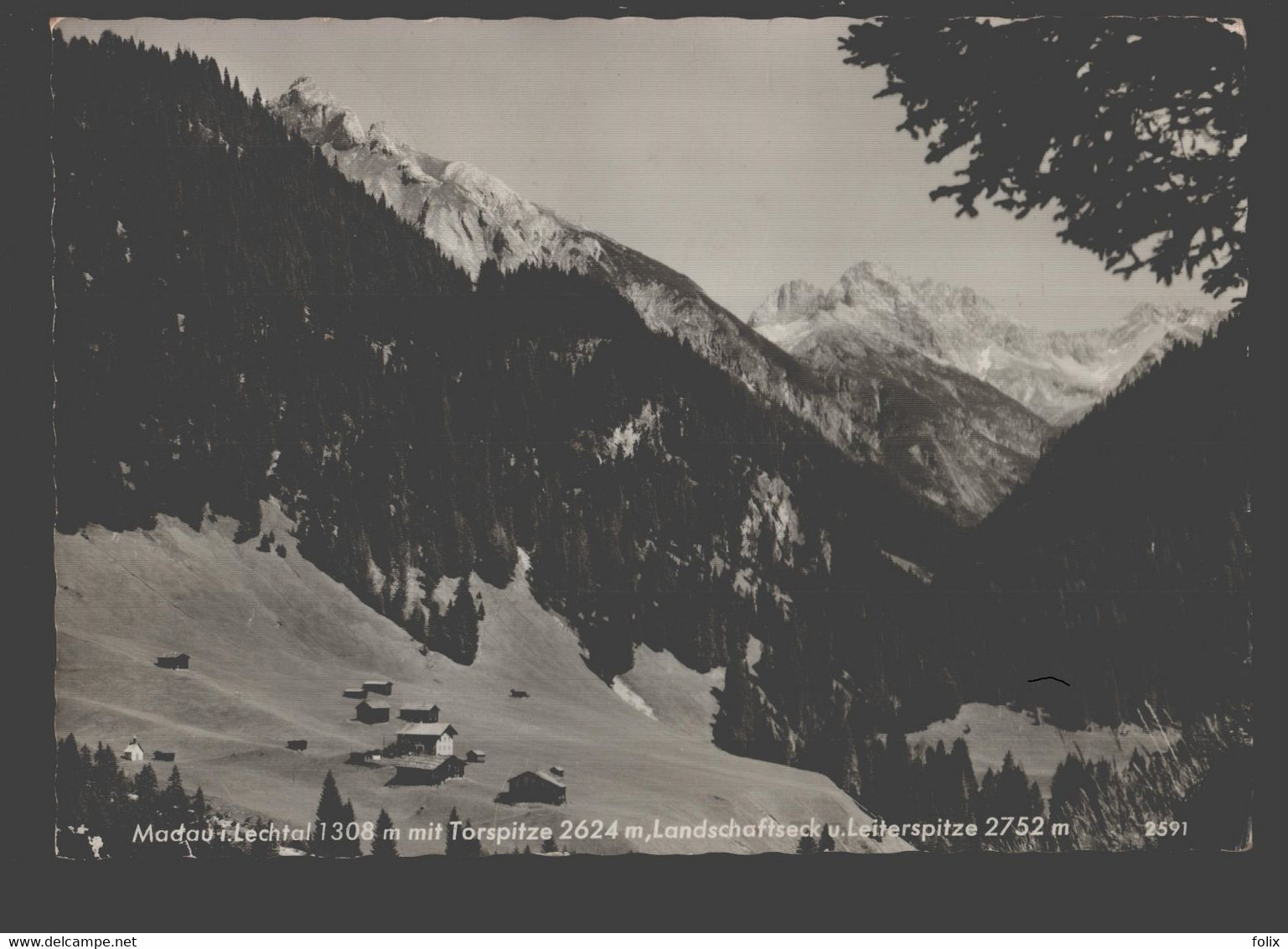 Madau I. Lechtal - Torspitze - Landschaftseck U. Leiterspitze - Lechtal