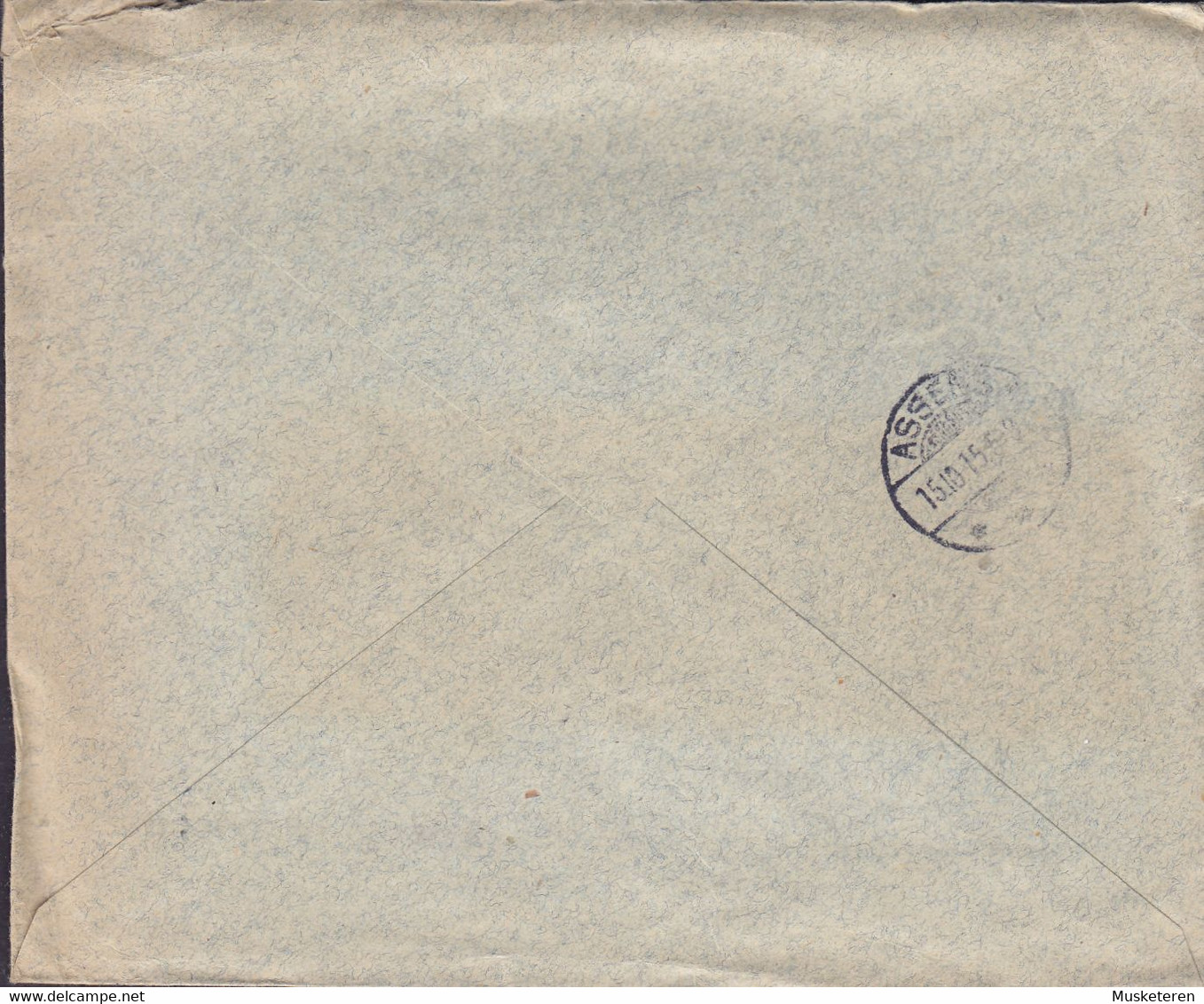 Denmark H. P. LARSEN Staalvarer Jagtvej 103, Tms. Cds. KJØBENHAVN B. (1.) 1915 Cover Brief ASSENS (Arr.) 2x Chr. X. - Briefe U. Dokumente