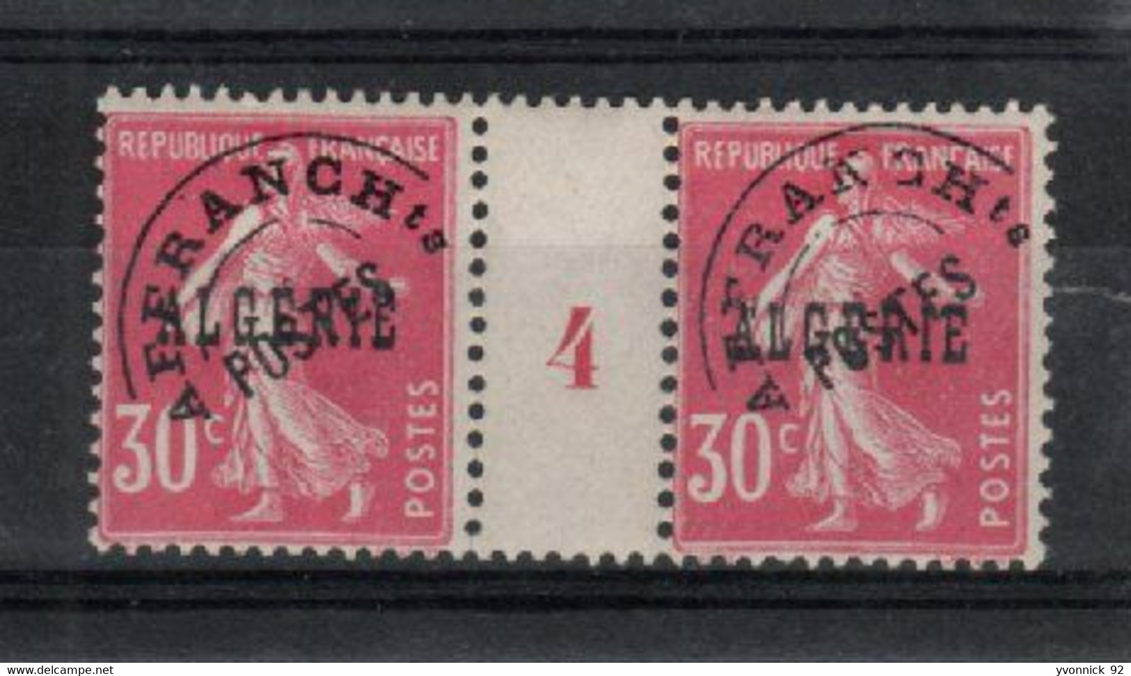 Algérie _  Affranchi -poste _Millésimes (1924 ) N°6 - Other & Unclassified