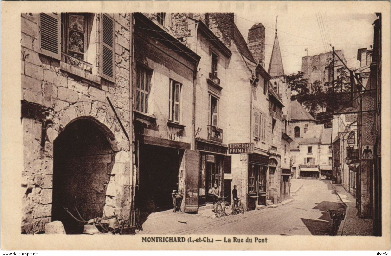 CPA MONTRICHARD-La Rue Du Pont (26637) - Montrichard
