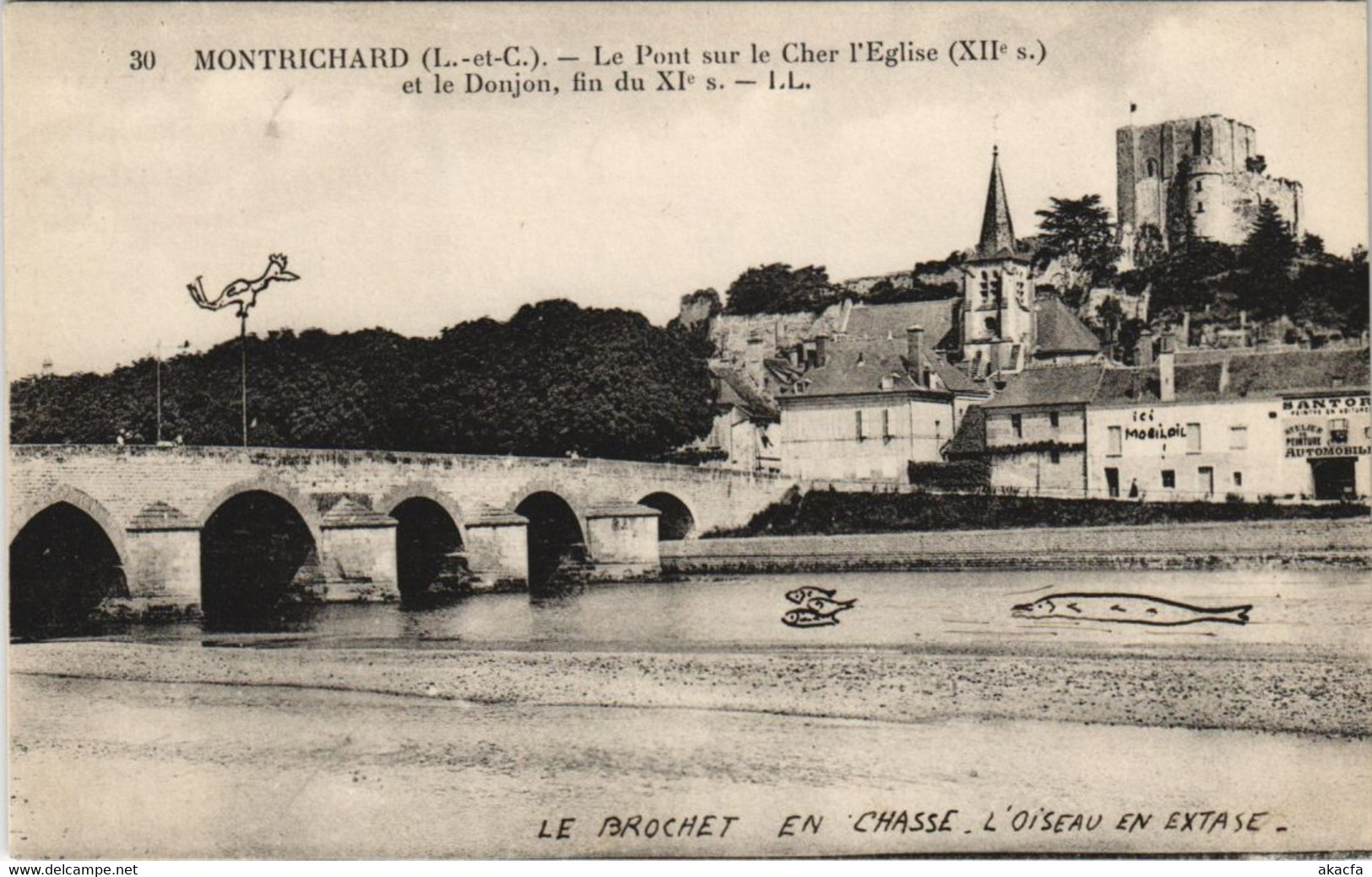 CPA MONTRICHARD-Le Pont Sur Le Cher L'Église (26665) - Montrichard