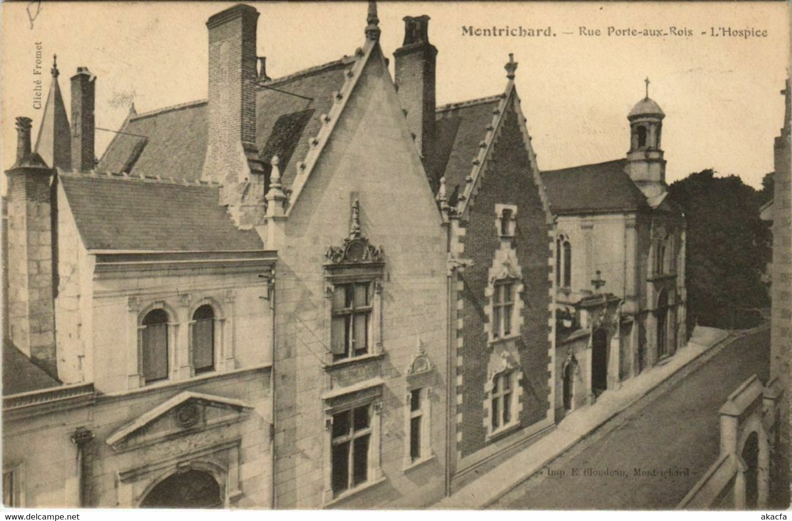 CPA MONTRICHARD-Rue Porte Aux Rois-L'Hospice (26667) - Montrichard