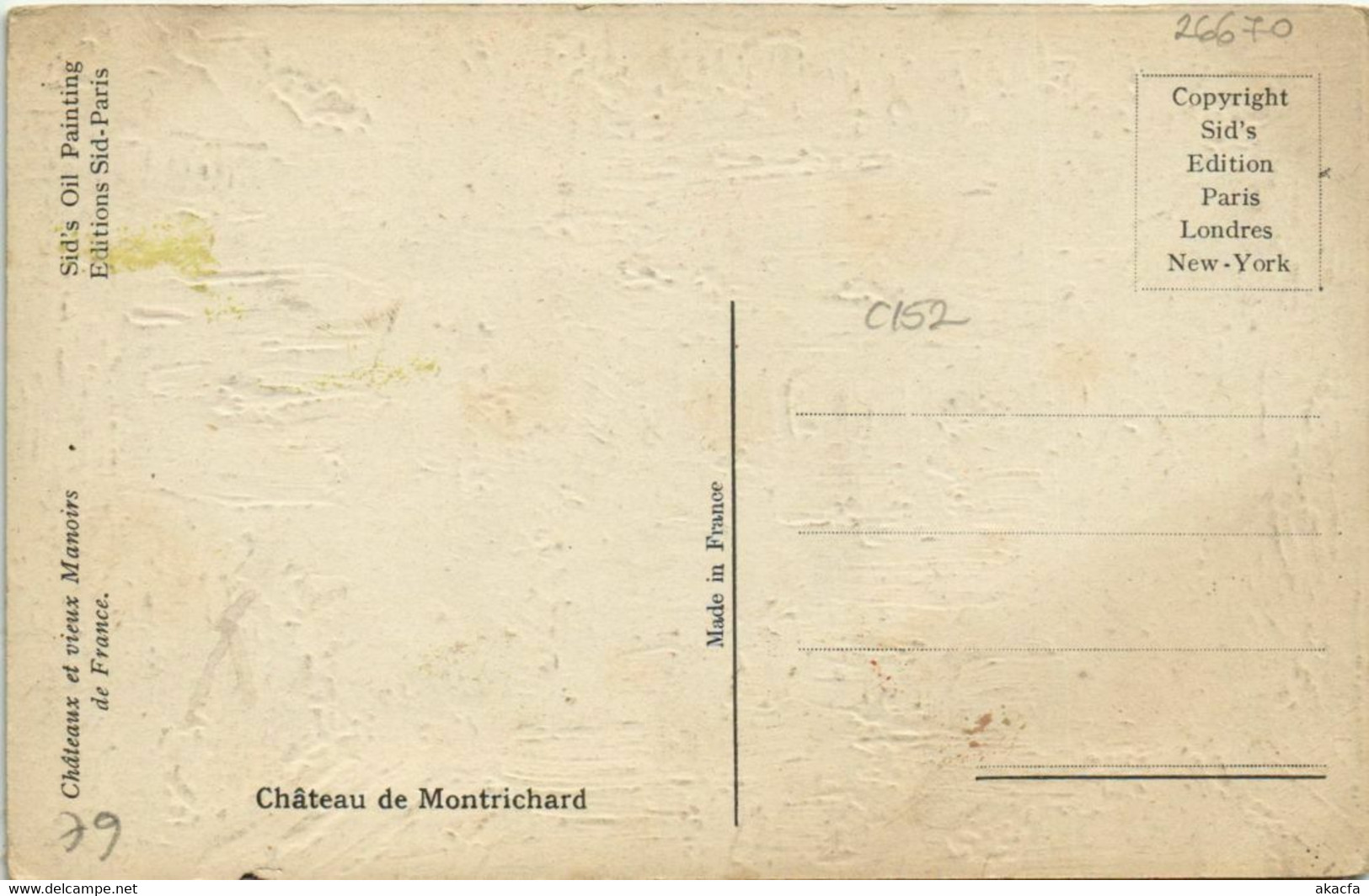 CPA Chateau De MONTRICHARD (26670) - Montrichard
