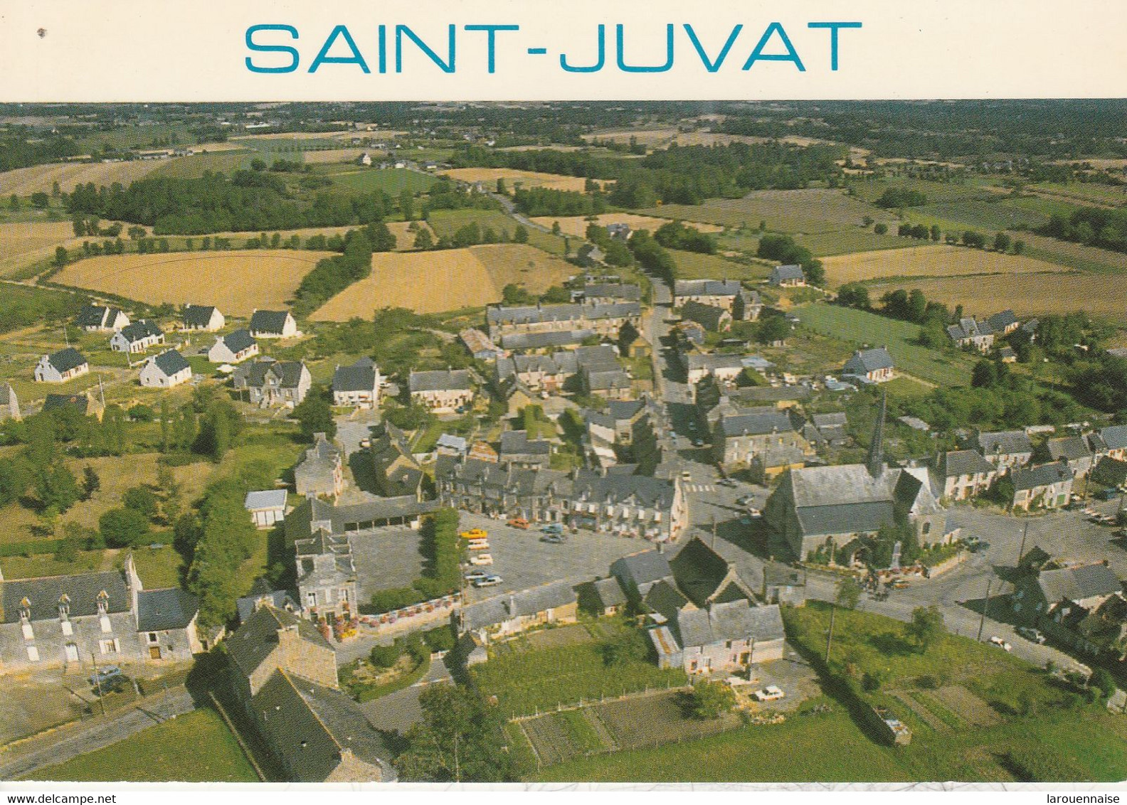 22 - SAINT JUVAT - Vue Aérienne - Saint-Juvat