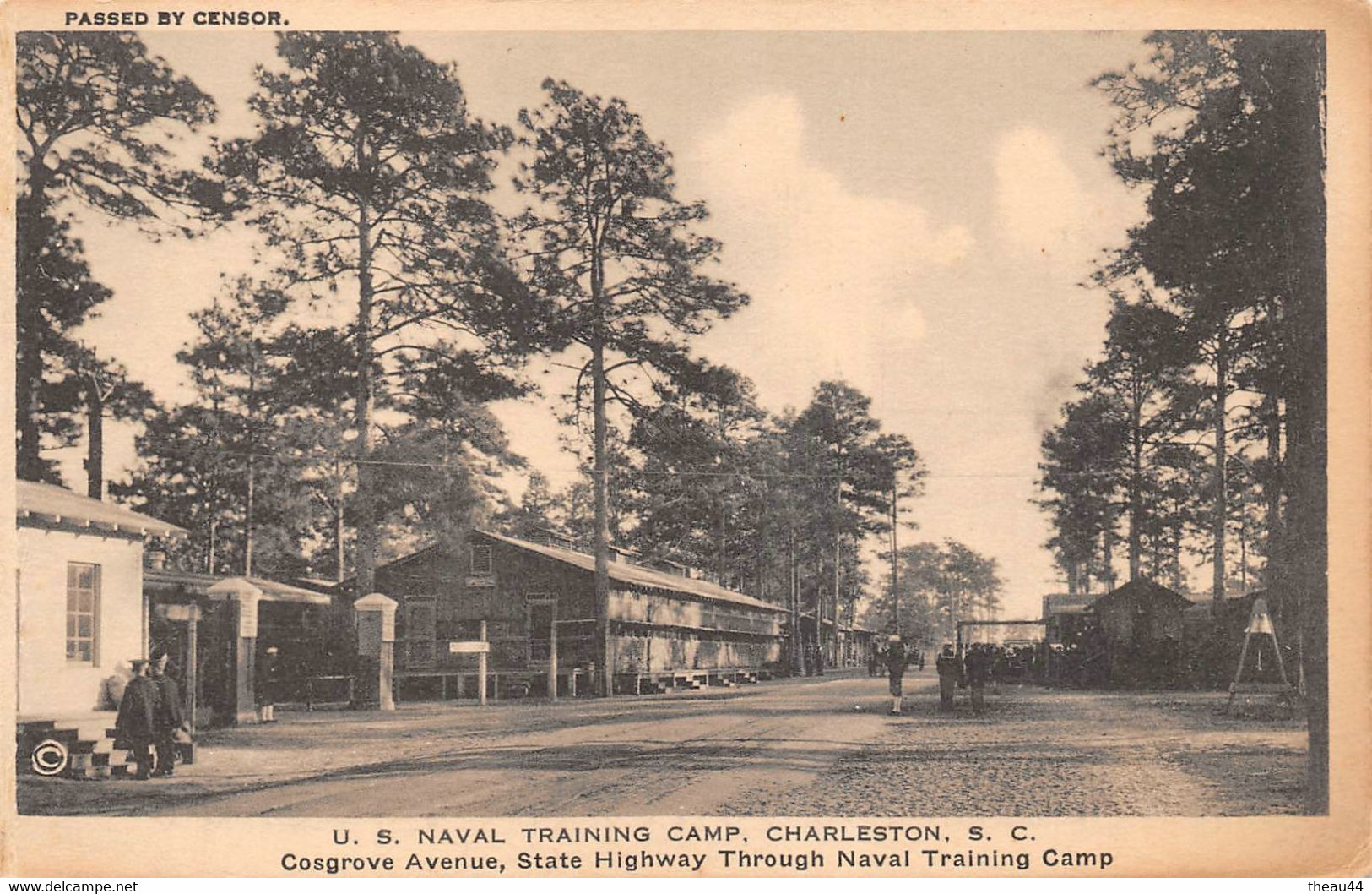 ETATS-UNIS - CAROLINE Du SUD - CHARLESTON - U.S. Naval Training Camp - Cosgrove Avenue State Highway......  - Militaires - Charleston