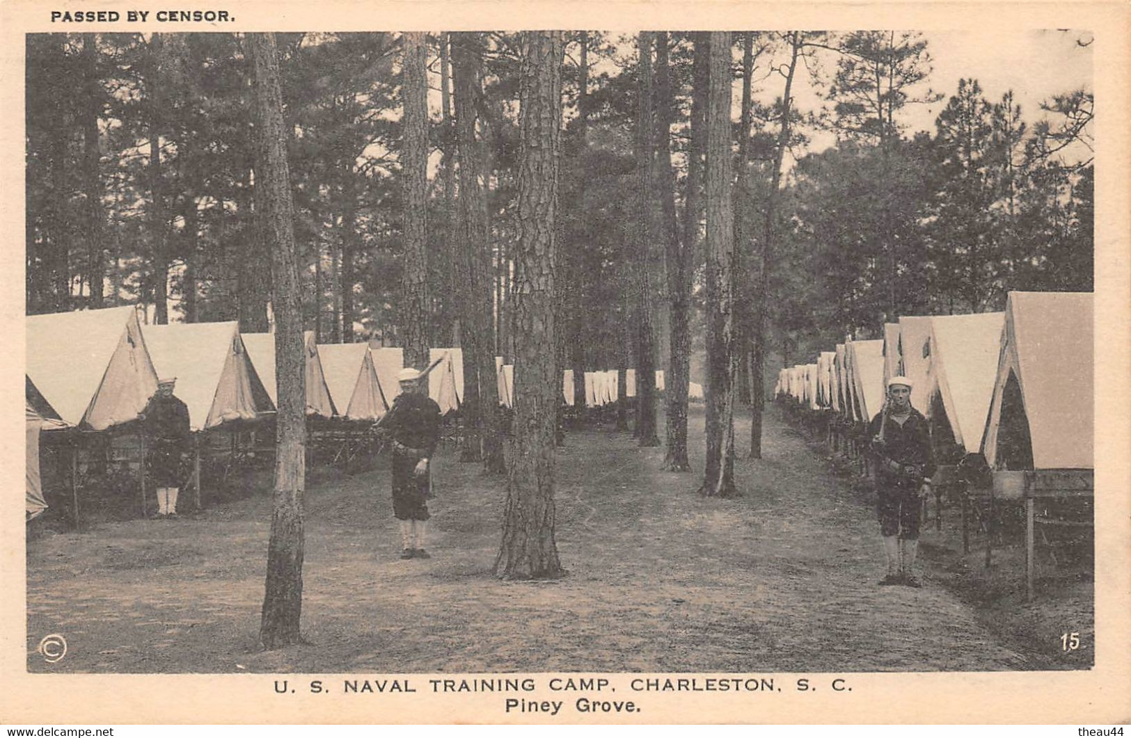 ETATS-UNIS - CAROLINE Du SUD - CHARLESTON - U.S. Naval Training Camp -  Piney Grove - Militaires - Charleston