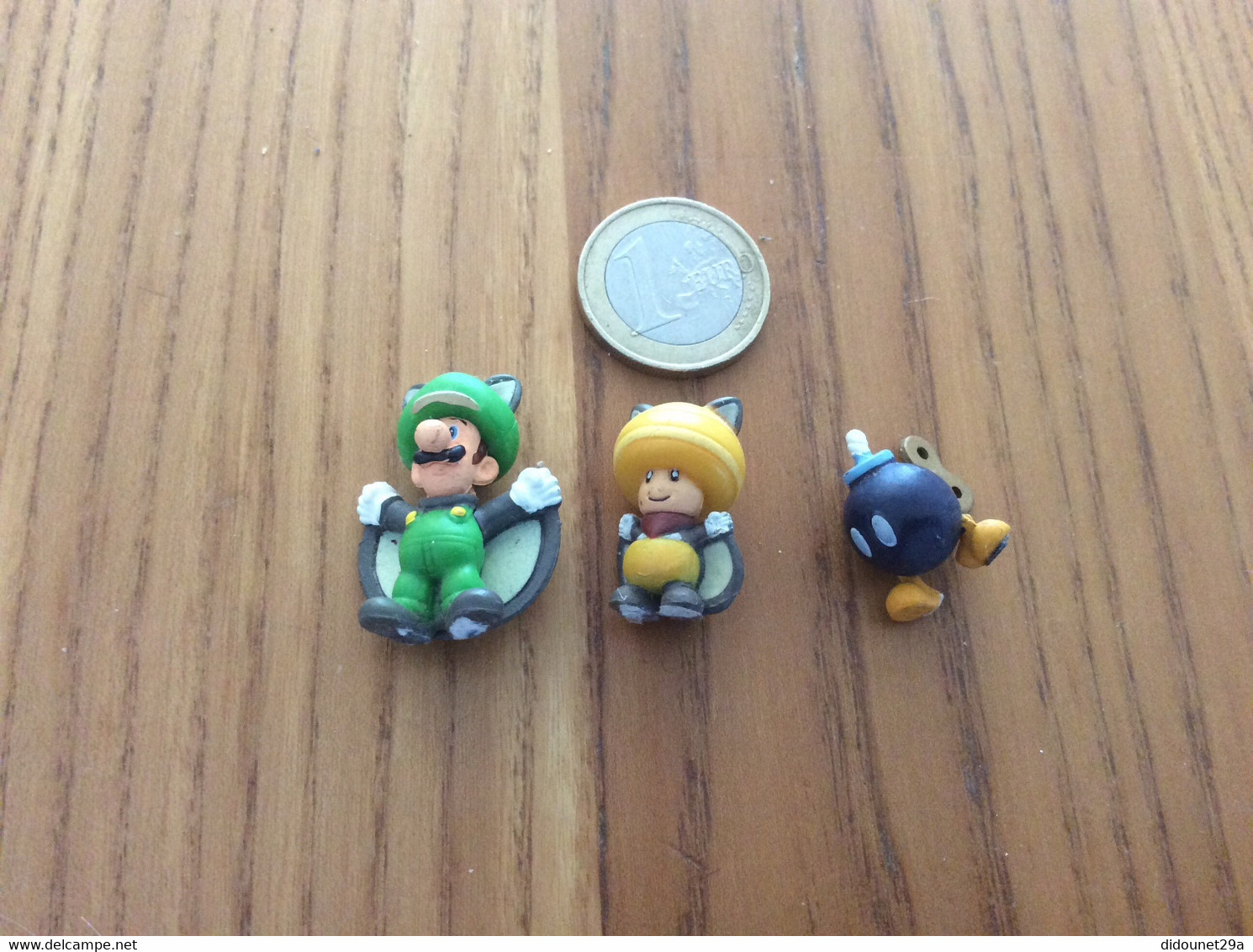 Figurine "Luigi, Tod, Bob-omb" (JAKKS Pacific INC) NINTENDO (MARIO BROSS), 3 Pièces - Andere & Zonder Classificatie