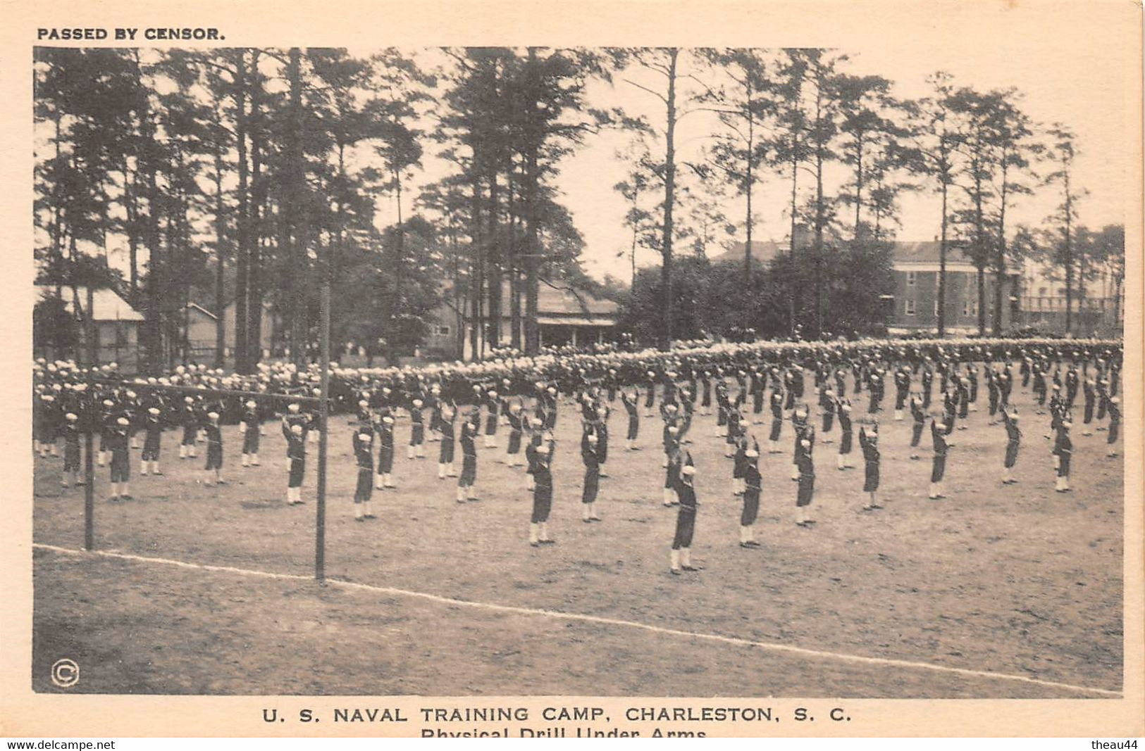 ETATS-UNIS - CAROLINE Du SUD - CHARLESTON - U.S. Naval Training Camp - Physical Drill Under Arms - Militaires - Charleston