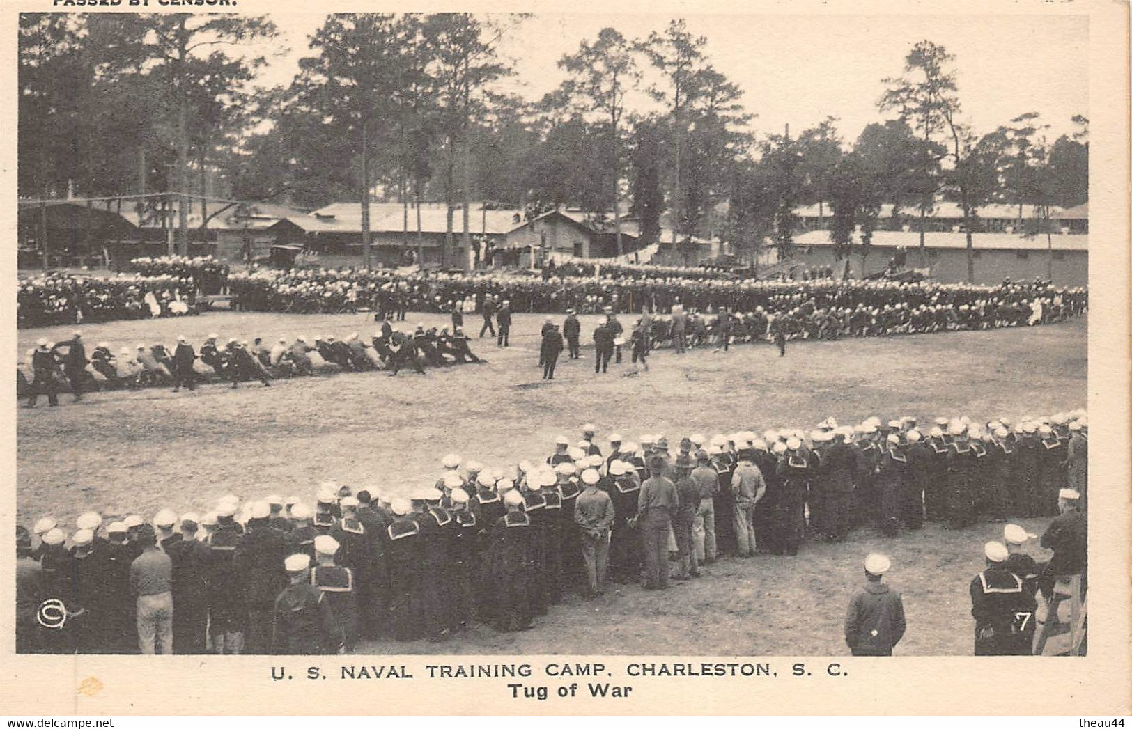 ETATS-UNIS - CAROLINE Du SUD - CHARLESTON - U.S. Naval Training Camp - Tug Of War - Militaires - Charleston