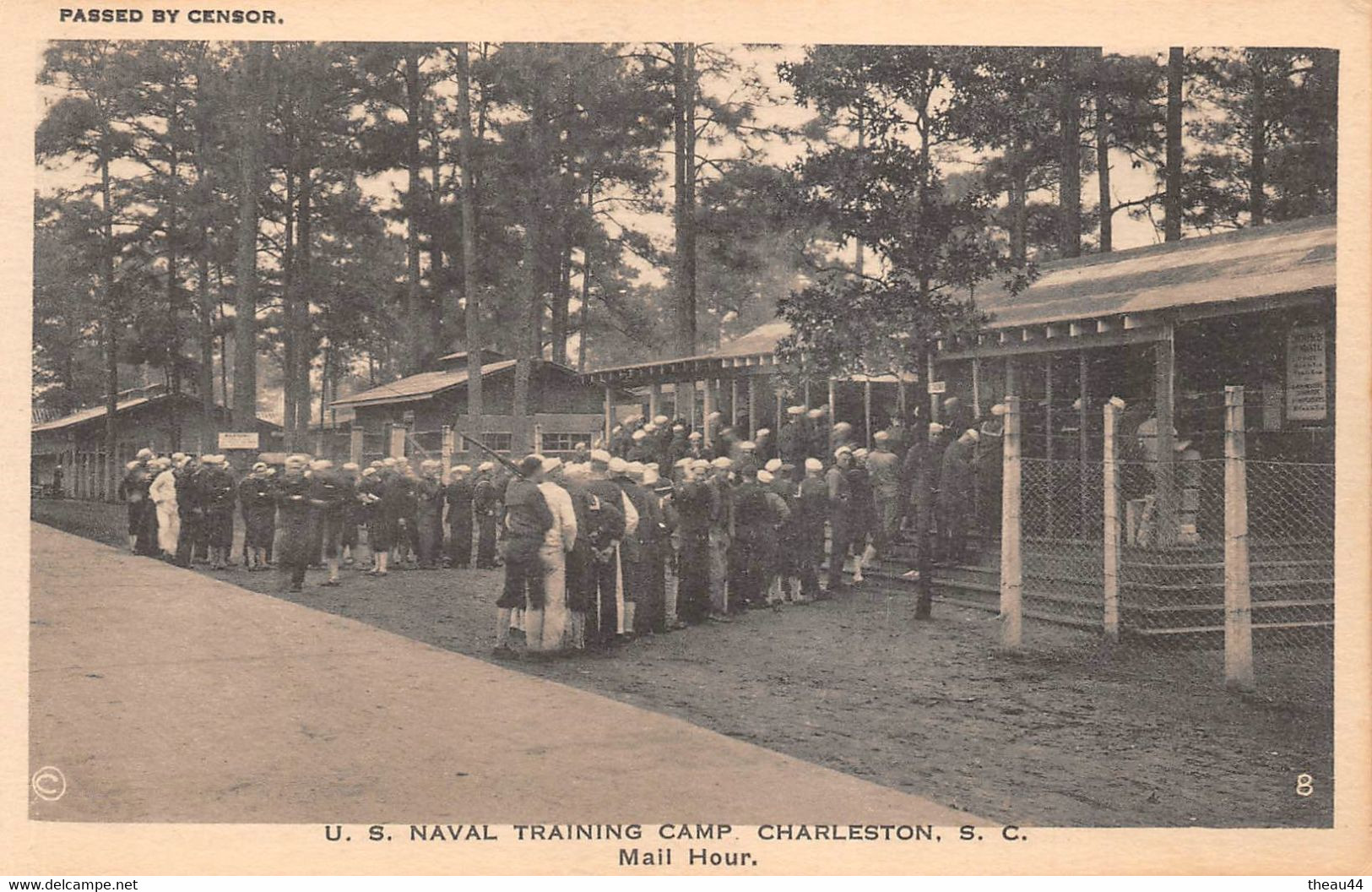 ETATS-UNIS - CAROLINE Du SUD - CHARLESTON - U.S. Naval Training Camp - Mail Hour  - Militaires - Charleston