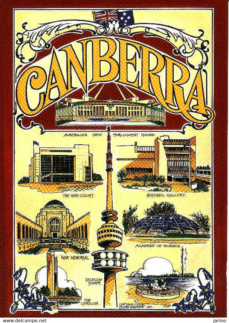 Australia, Canberra, Parliament House, Telecom Tower,... ..,.. Used - Canberra (ACT)