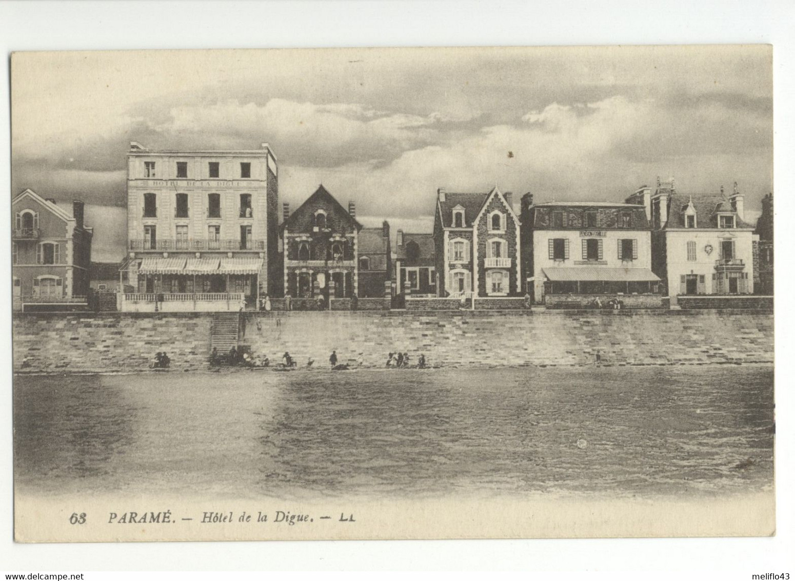 35/ CPA - Paramé - Hotel De La Digue - Parame