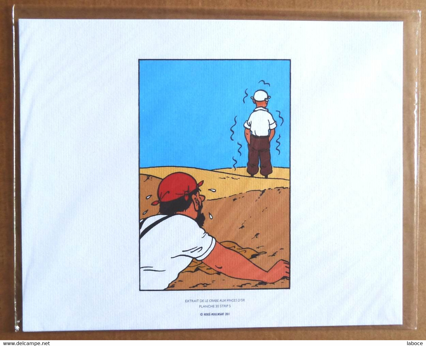 HERGE 3 EX LIBRIS TINTIN LE CRABE AUX PINCES D'OR - Künstler G - I