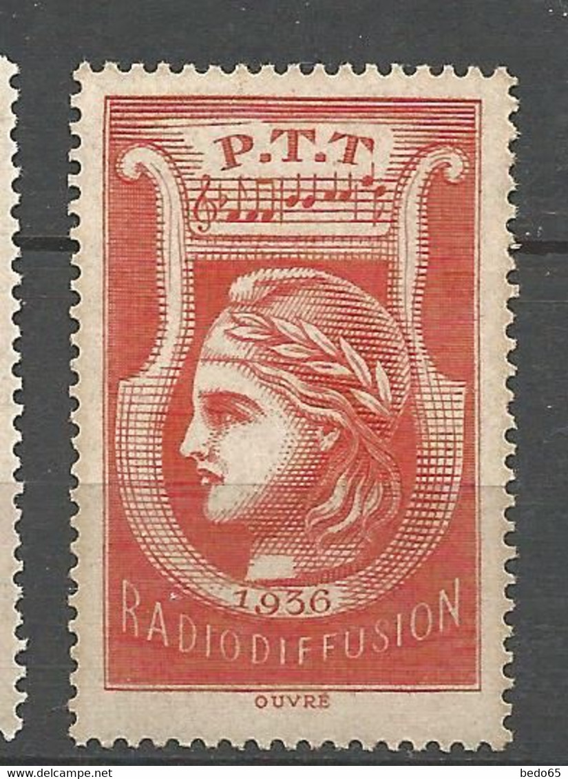 RADIODIFFUSION N° 2 NEUF** SANS CHARNIERE  / MNH - Radiodiffusion