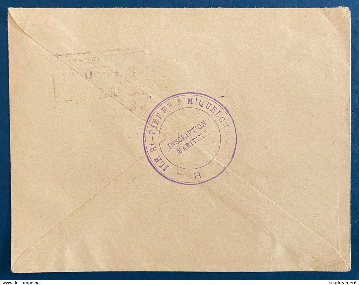 Lettre Griffe Provisoire St Pierre & Miquelon De 1926 PP 0 30 Du 29 6 1926 Pour Paris à L'expert MARQUELET Signé - Briefe U. Dokumente