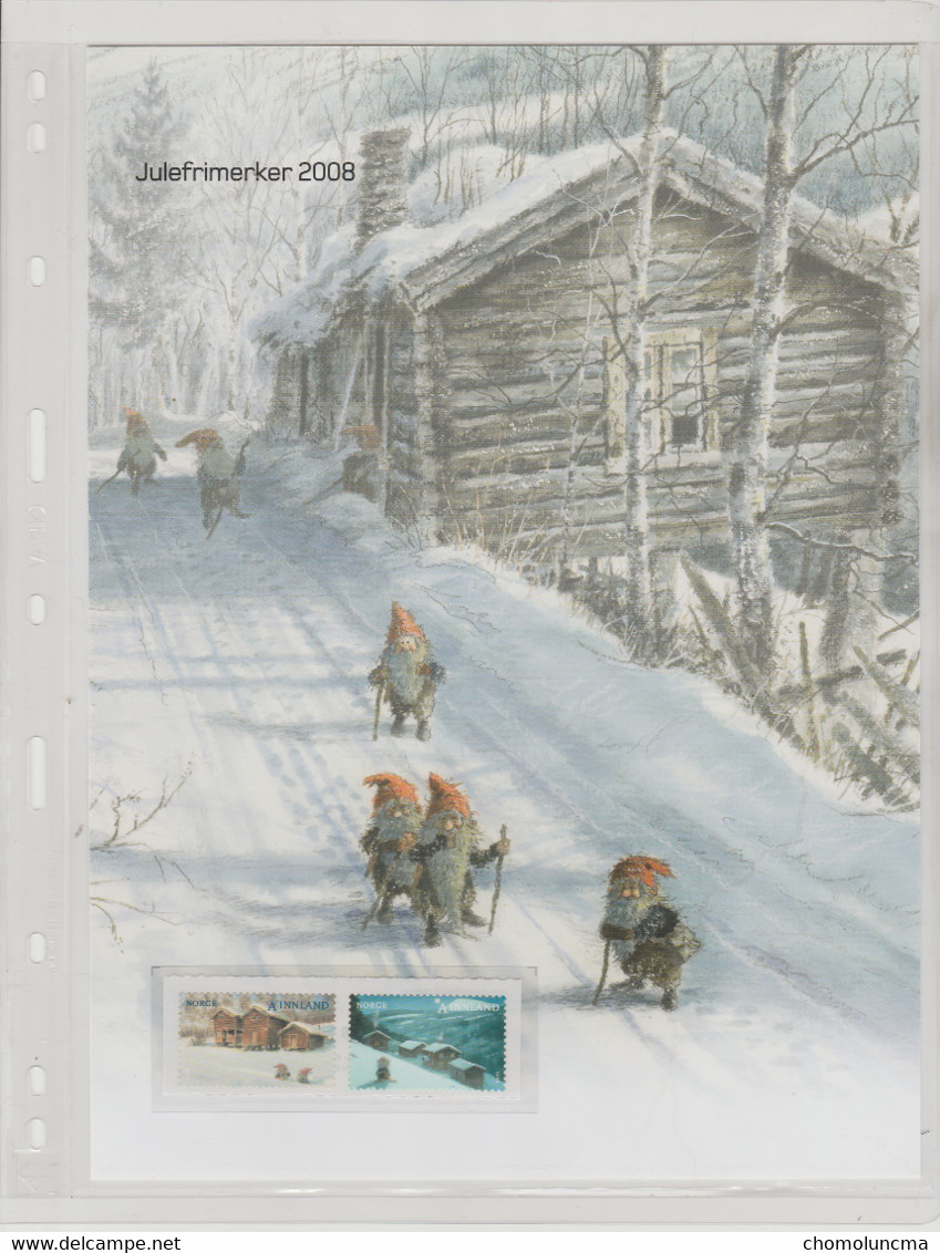 N 2008 Père Noël Christmast Weihnachten Lutin Imp Kobolde Nisse Gnome Troll Dwarf Zwerg Elf Pixie Cabane Cabin Hut - Covers & Documents