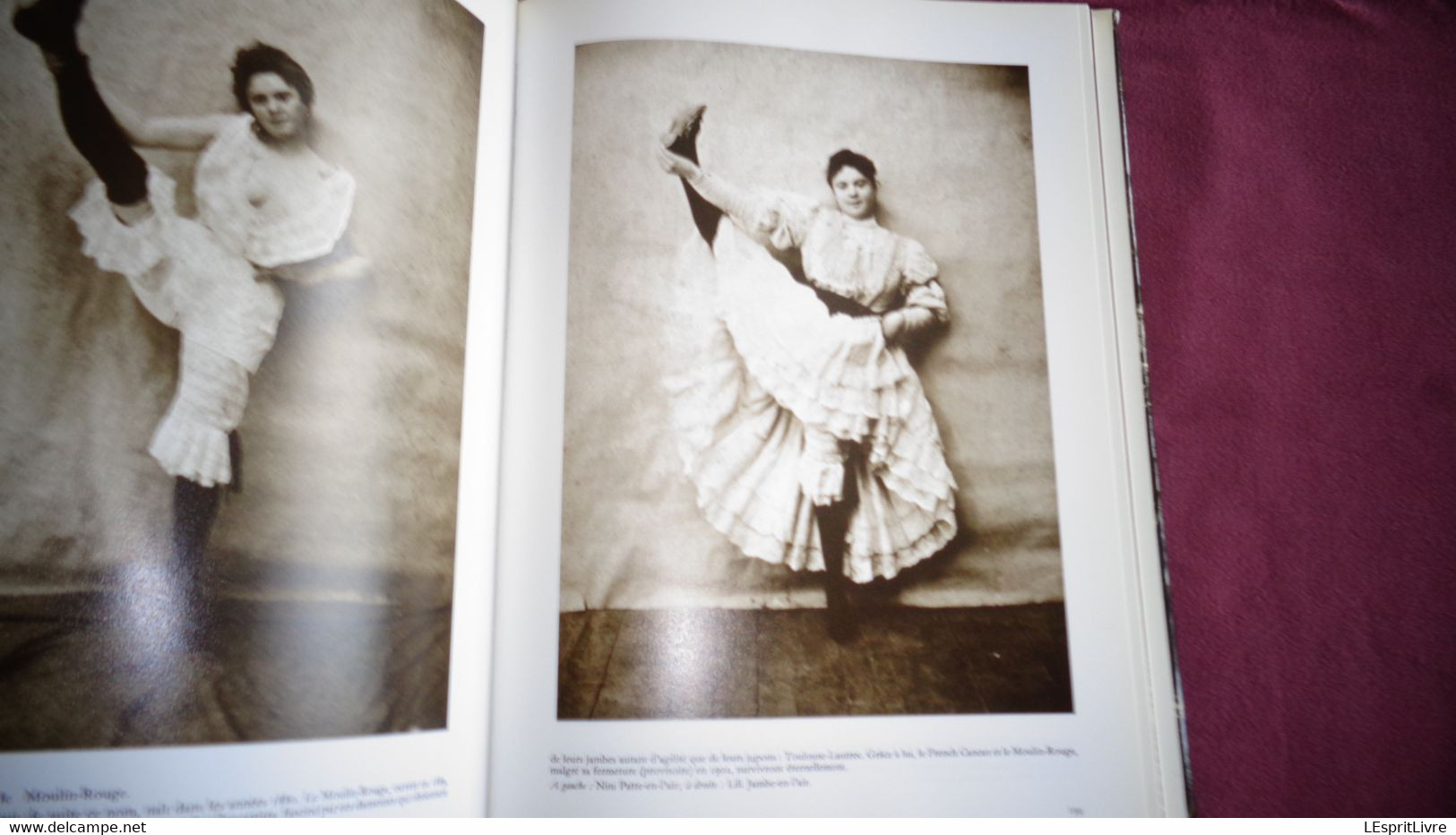 LE LIVRE DE PARIS 1900 Photographies Régionalisme Commerce Transports Attelage Métiers Cirque Moulin Rouge Montmartre