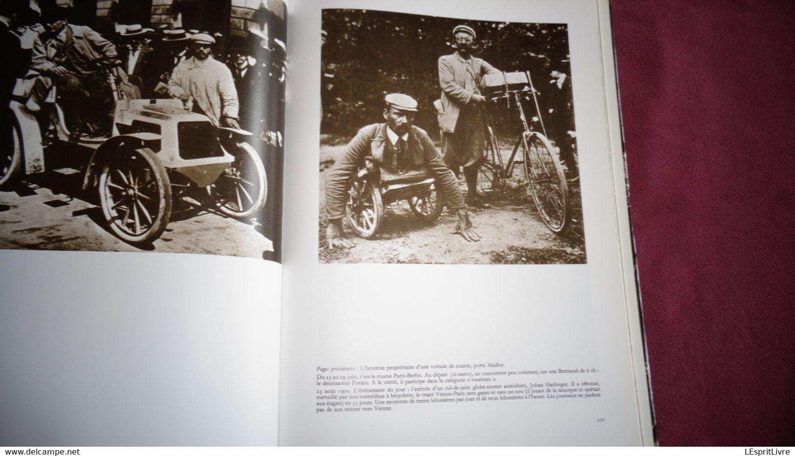 LE LIVRE DE PARIS 1900 Photographies Régionalisme Commerce Transports Attelage Métiers Cirque Moulin Rouge Montmartre