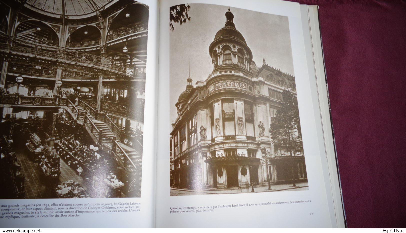 LE LIVRE DE PARIS 1900 Photographies Régionalisme Commerce Transports Attelage Métiers Cirque Moulin Rouge Montmartre