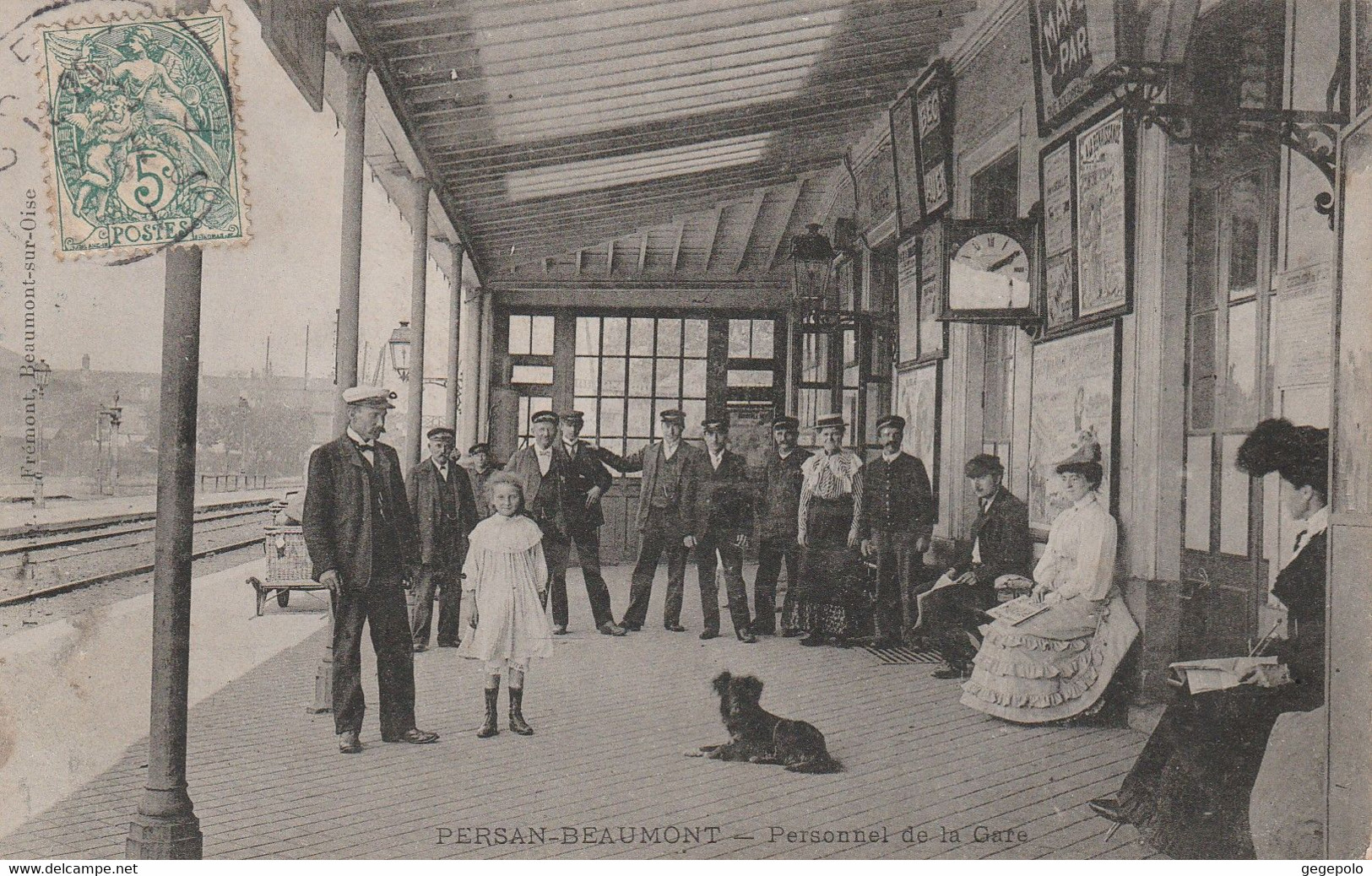 PERSAN - BEAUMONT - Personnel De  La Gare - Persan
