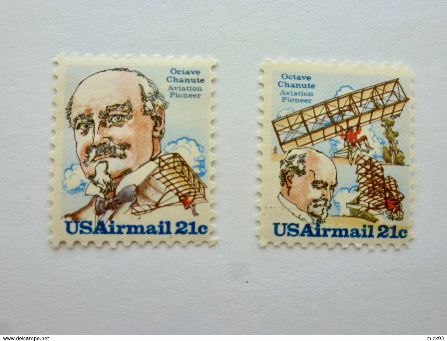 USA Air Mail Y&T 87-88 - 3b. 1961-... Unused