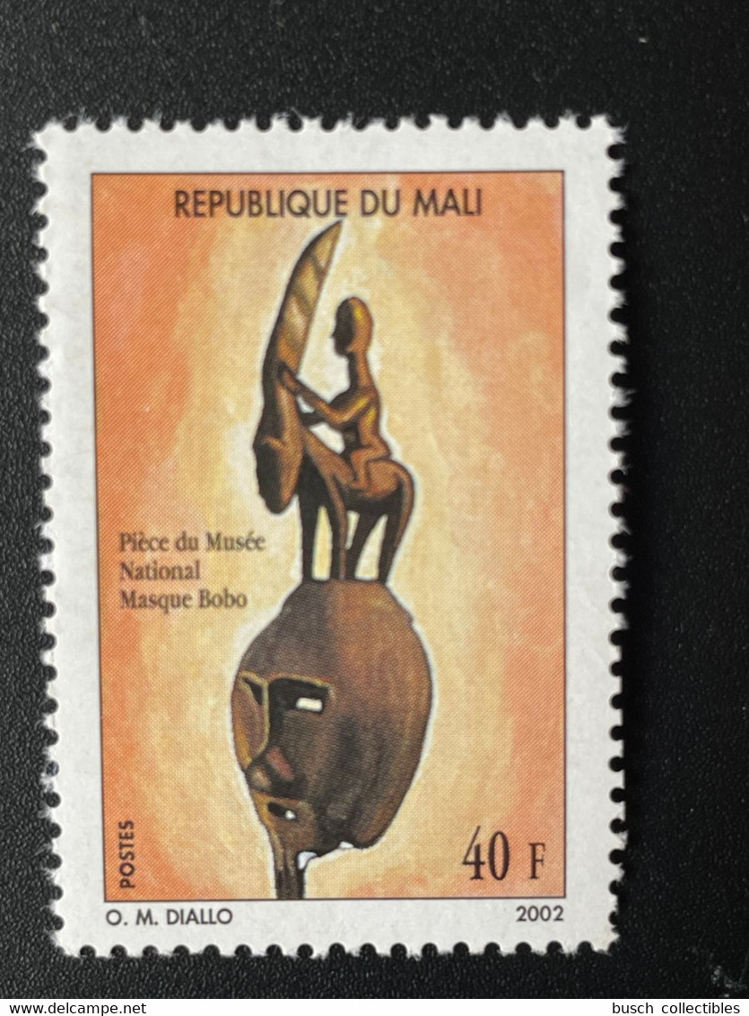 Mali 2002 Mi. 2596I 40F Pièce Du Musée National Masque Bobo Museum Art Kunst 1 Val. - Malí (1959-...)