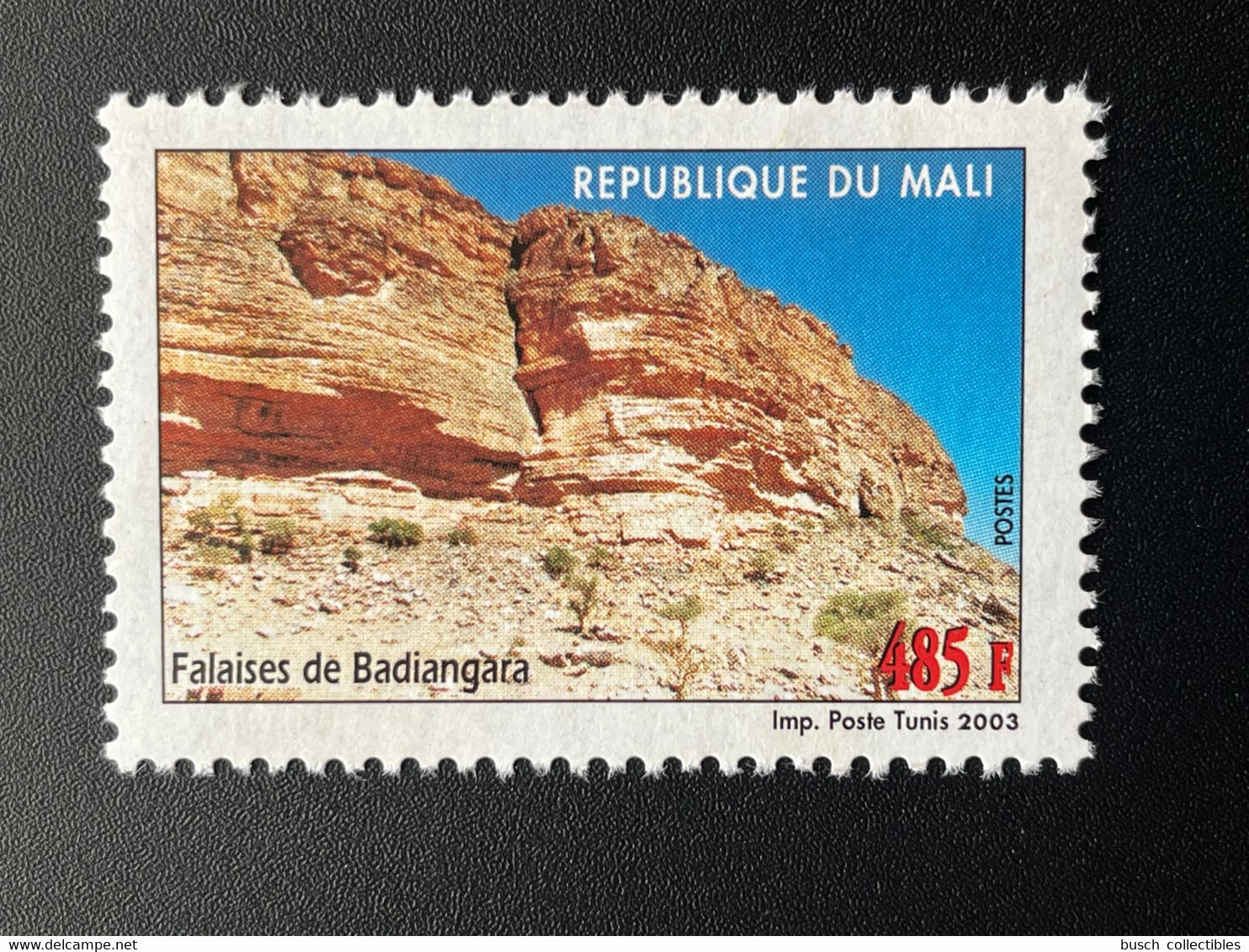 Mali 2003 Mi. 2611 Falaises Du Badiangara 1 Val. - Malí (1959-...)