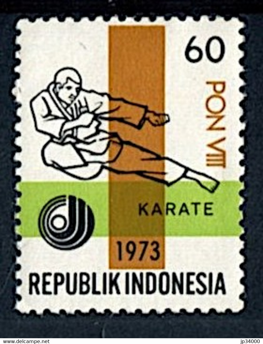 INDONESIE,arts Martiaux, Karaté,  Yvert N° 660  1 Valeur Neuve Emise En 1973 - Non Classés