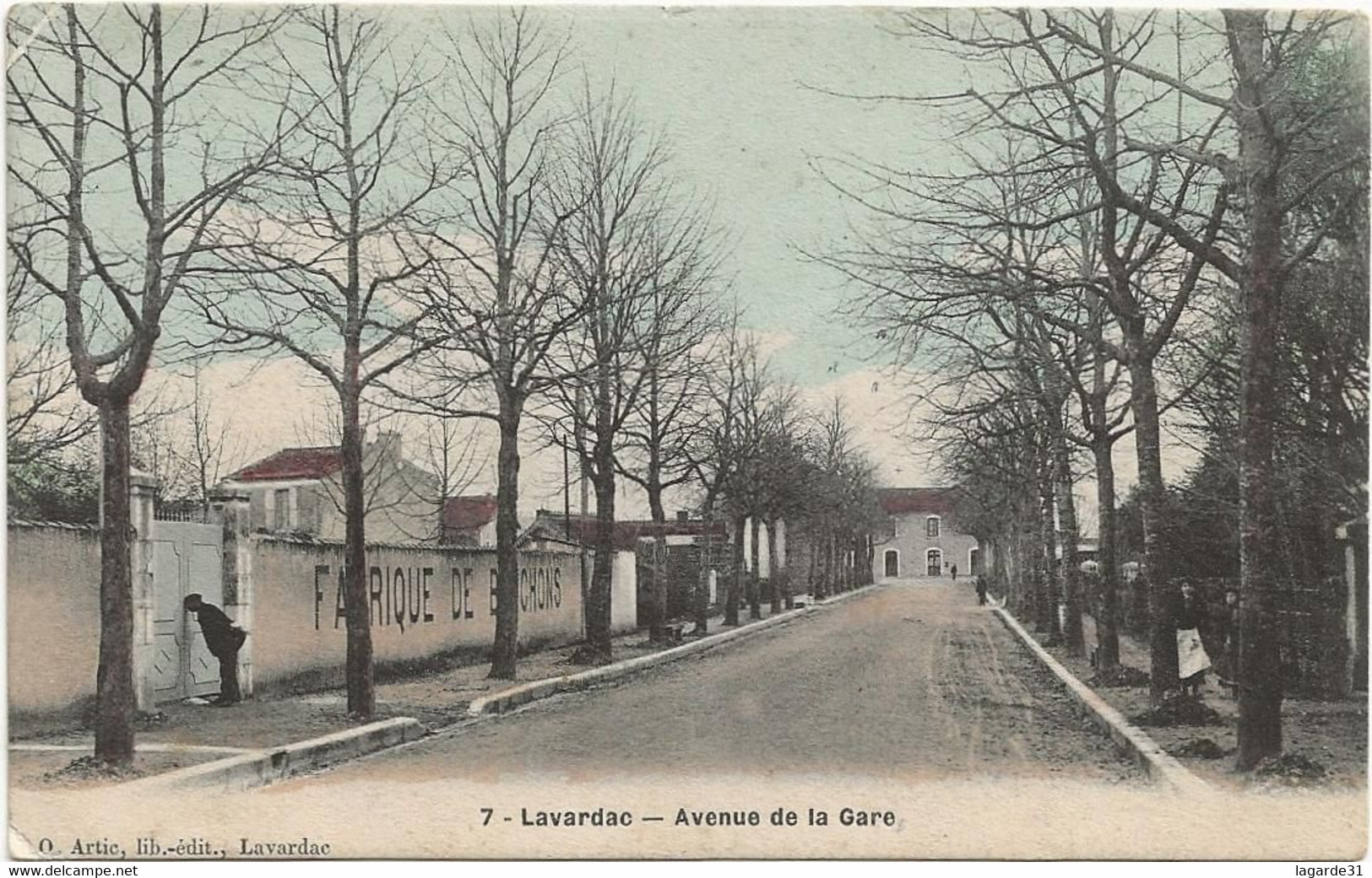 ⭐LAVARDAC - Avenue De La Gare⭐angles Pliés - Lavardac