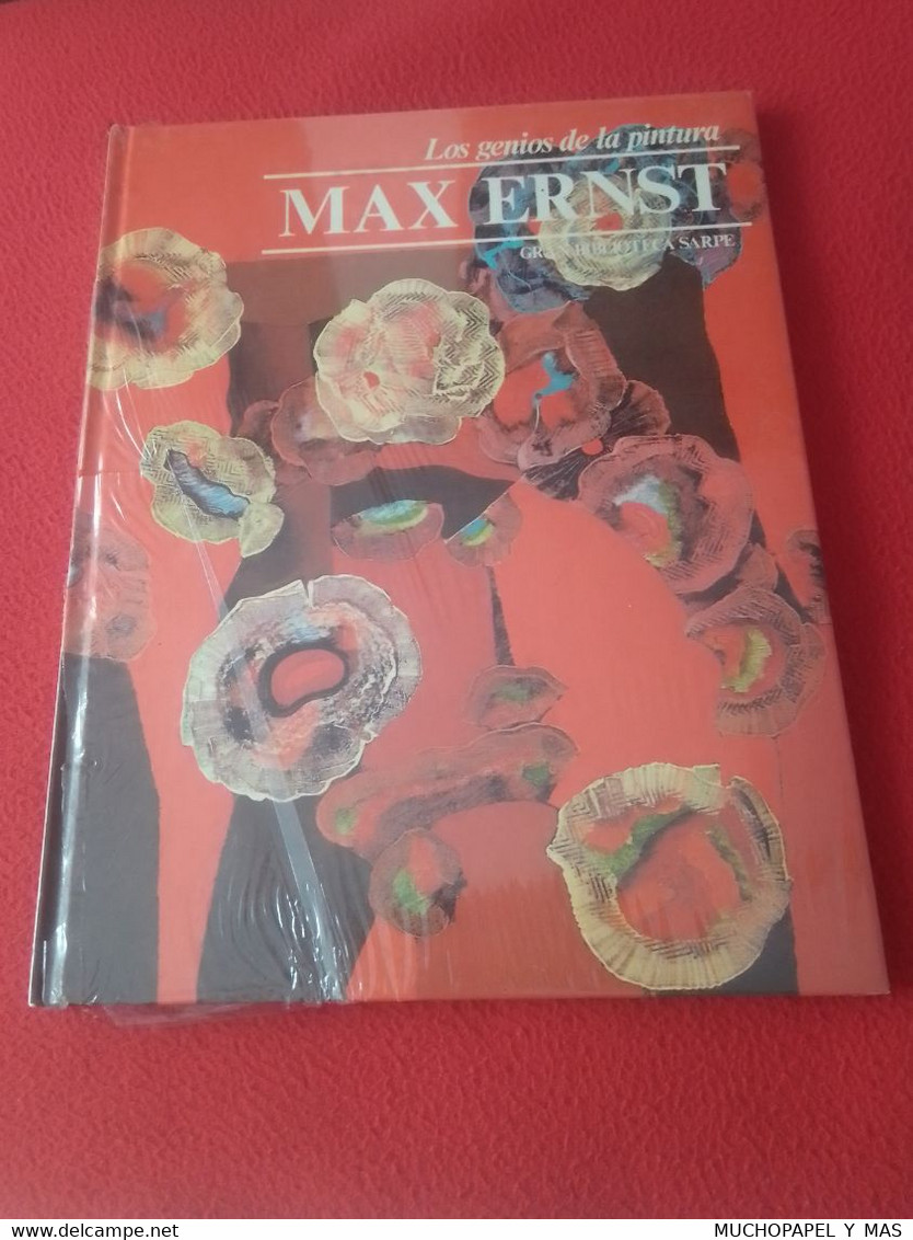 LIBRO PRECINTADO LOS GENIOS DE LA PINTURA GRAN BIBLIOTECA SARPE MAX ERNST Nº 56, SIN USO, PAINTER PAINTING PINTOR VER... - History & Arts