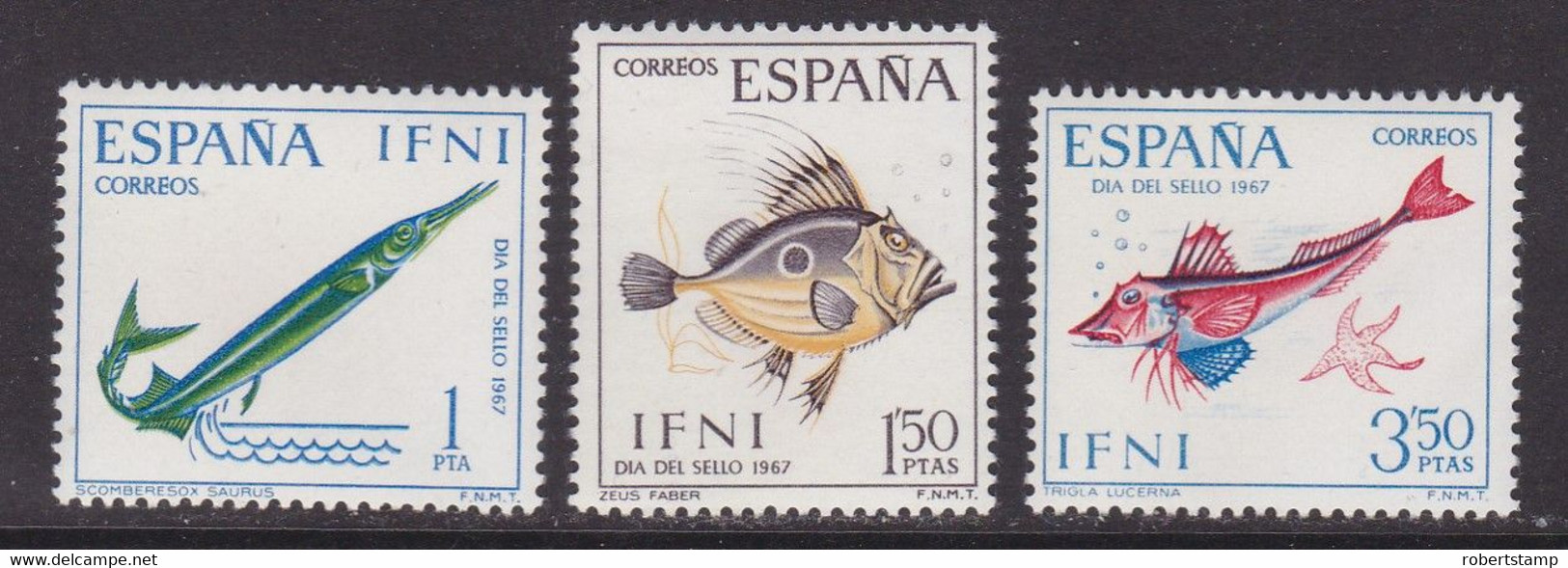 IFNI 1967 - Serie Completa Nueva Sin Fijasellos Edifil Nº 230/232 -MNH- - Ifni